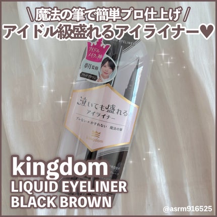 リキッドアイライナーTP/キングダム/リキッドアイライナーを使ったクチコミ(1枚目)