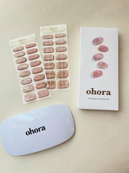 セミキュアジェルネイル(ハンド)/ohora/ネイルシールを使ったクチコミ(3枚目)