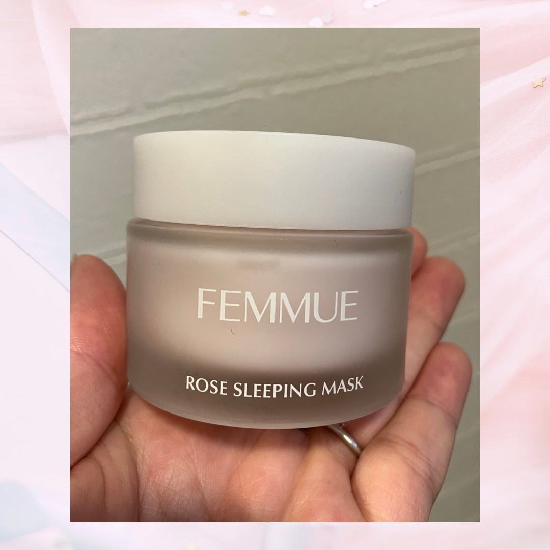 ローズウォーター スリーピングマスク/FEMMUE/フェイスクリームを使ったクチコミ（1枚目）