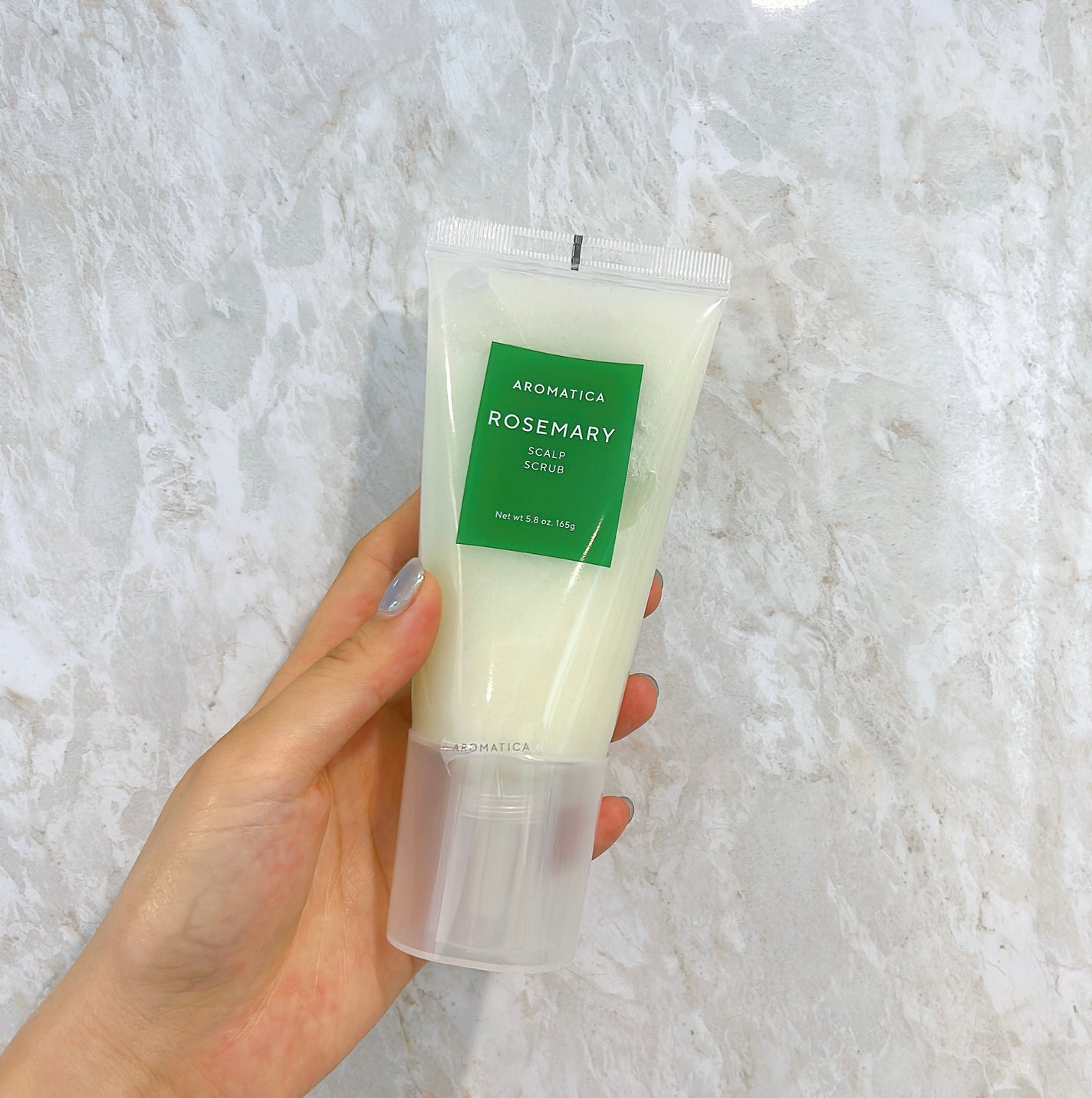 ローズマリー スカルプ スクラブ/AROMATICA/ヘッドスクラブを使ったクチコミ(9枚目)