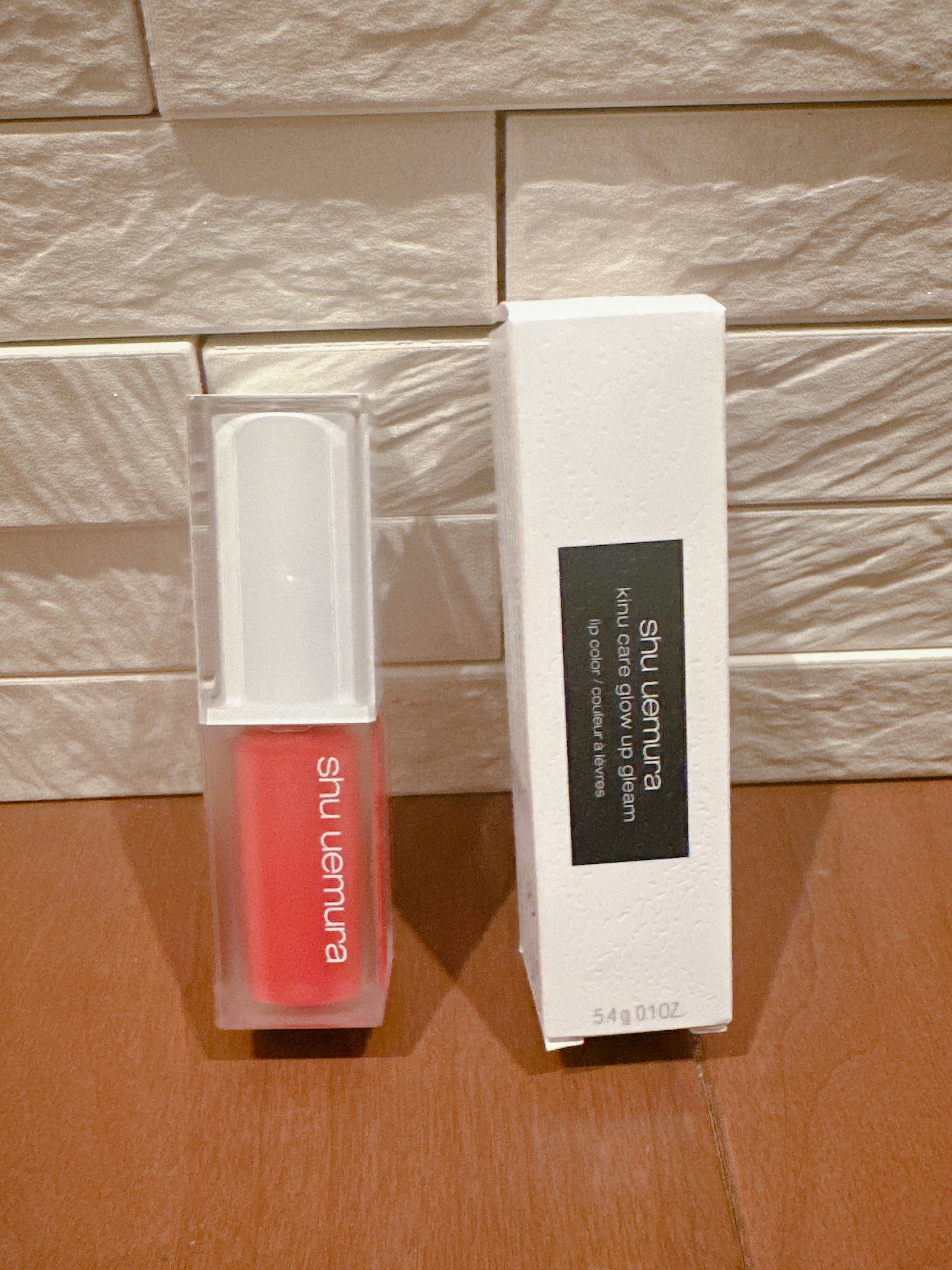 キヌケアグローアップ グリーム PK 335 G ロージーアイス/shu uemura/口紅を使ったクチコミ（3枚目）