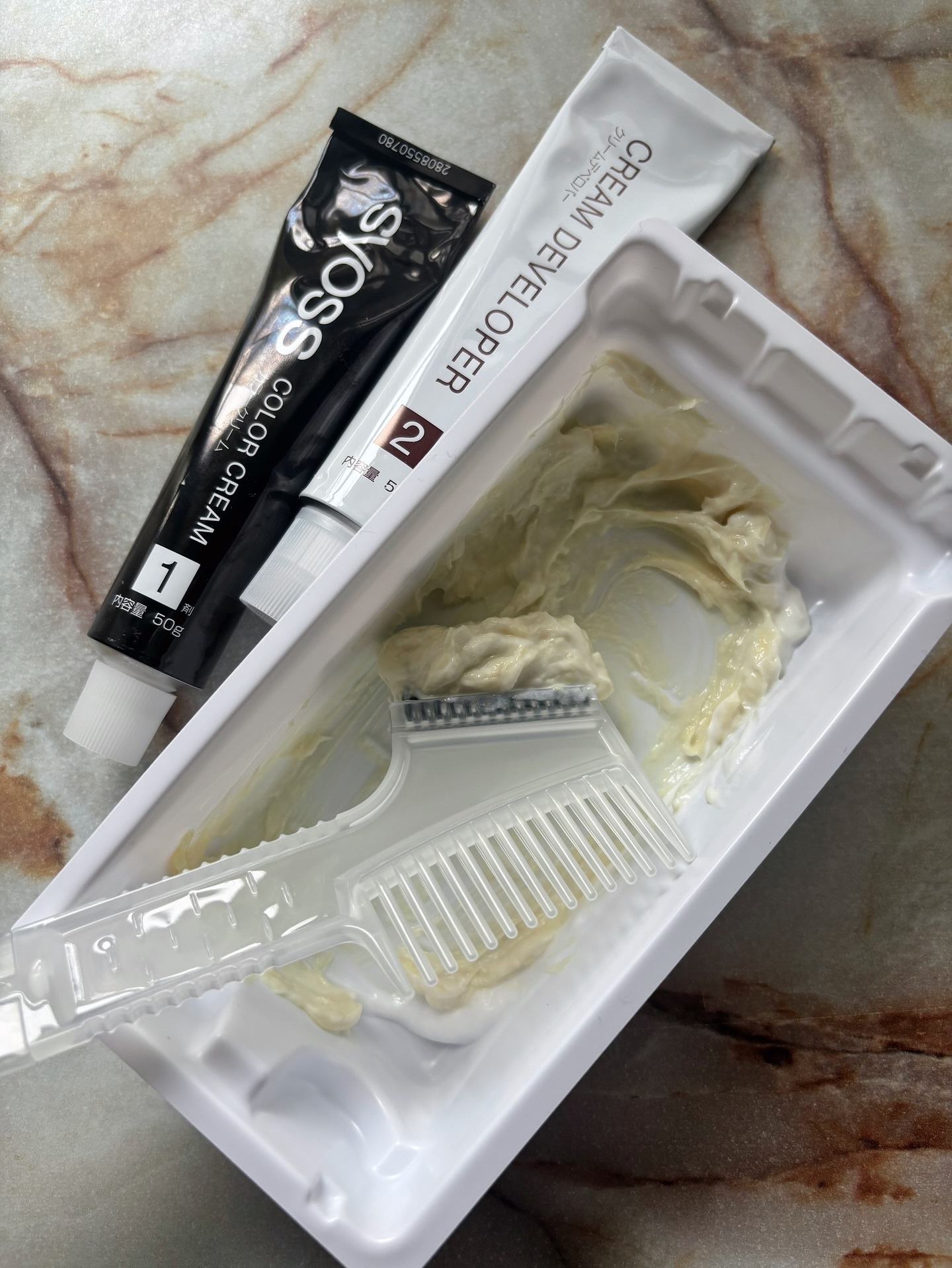 クレイクリーム/サイオス/ヘアカラーを使ったクチコミ（3枚目）