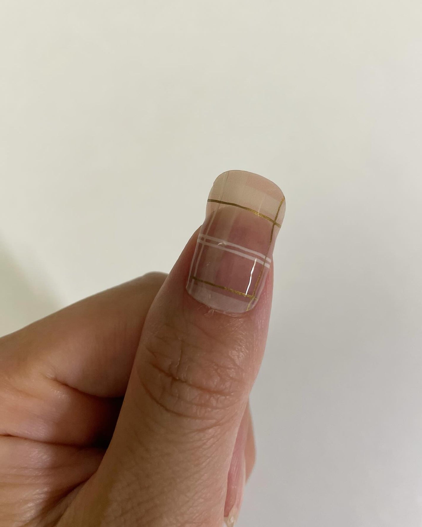 セミキュアジェルネイル(ハンド)/ohora/ネイルシールを使ったクチコミ(5枚目)