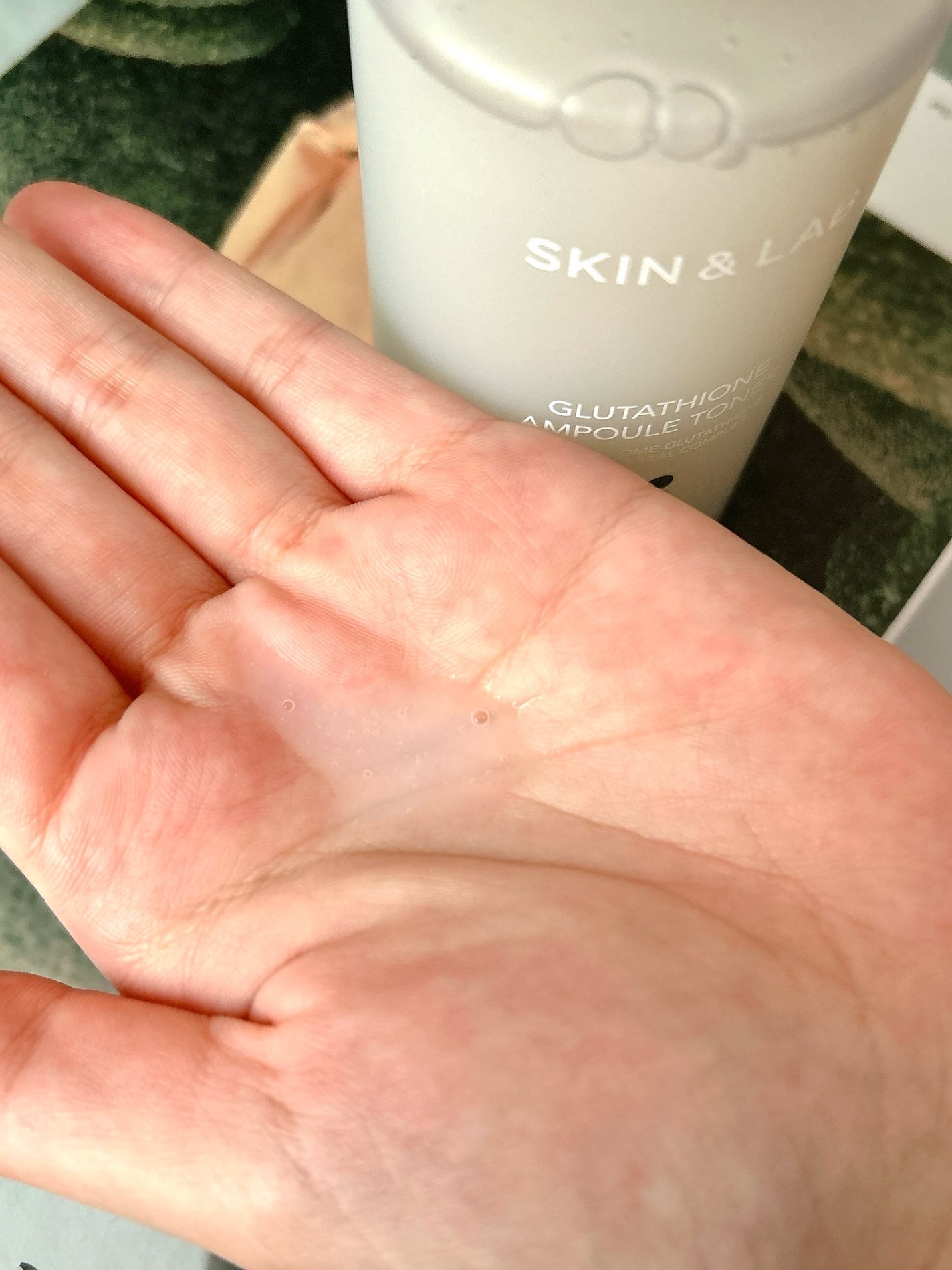 のぶあゆ on LIPS 「.✨SKIN&LABグルタチオントナー✨💎明るい印象の肌に導..」(2枚目)