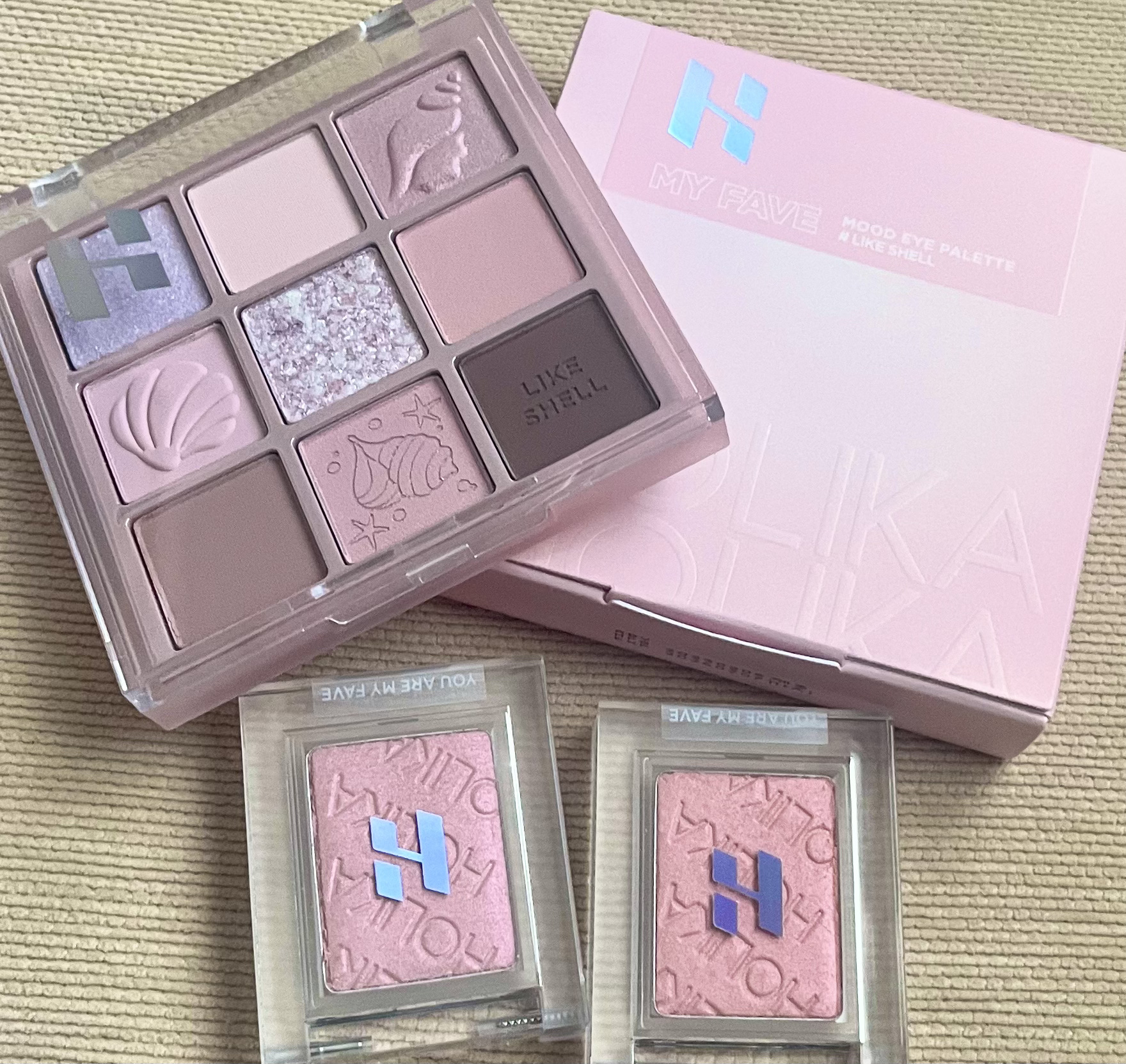 マイフェイブムードアイパレット 9カラー/HOLIKA HOLIKA/アイシャドウパレットを使ったクチコミ（1枚目）