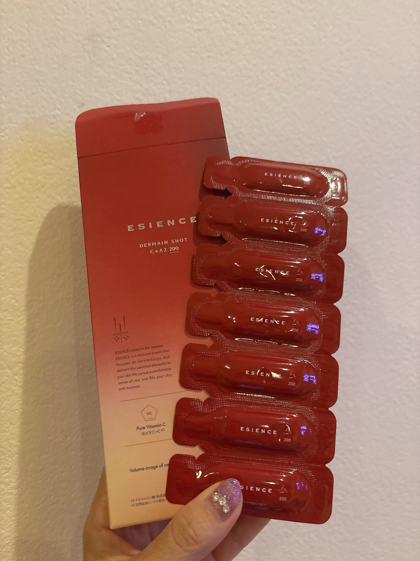 C×AZ ダーマインショット200/ESIENCE/美容液を使ったクチコミ(3枚目)