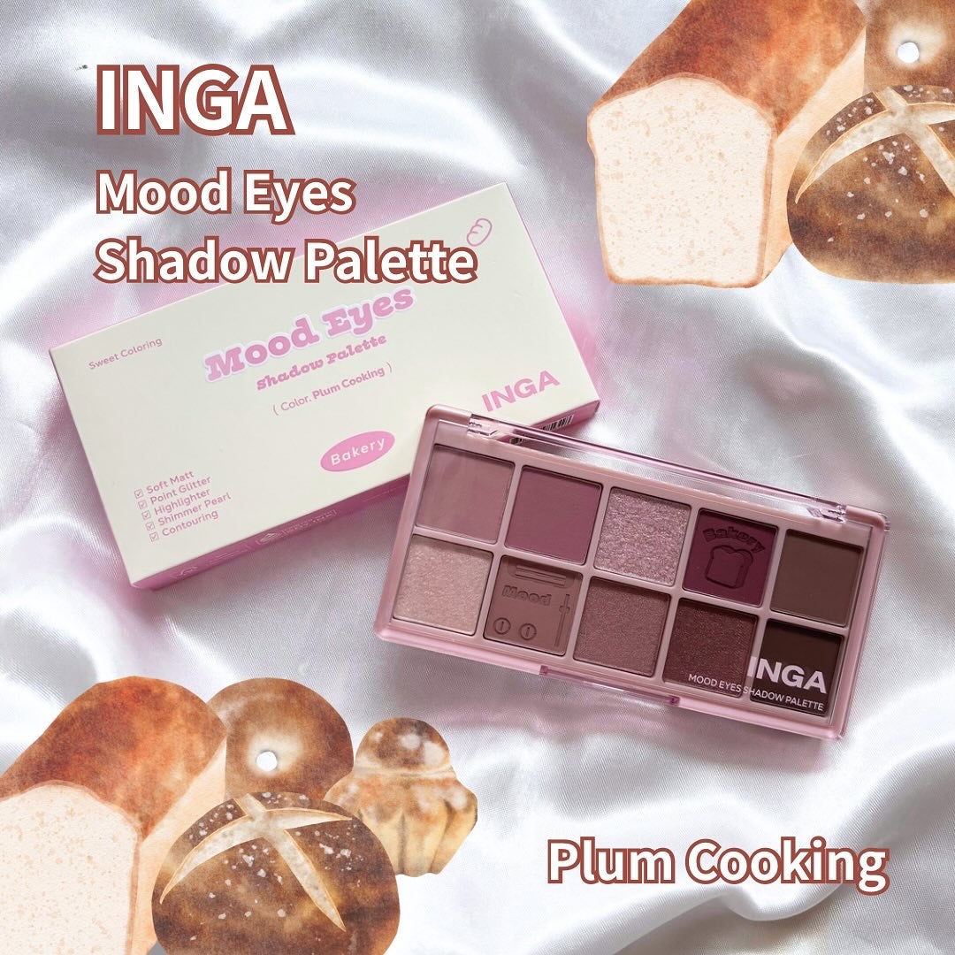 ムードアイズシャドウパレット/INGA/アイシャドウパレットを使ったクチコミ(1枚目)