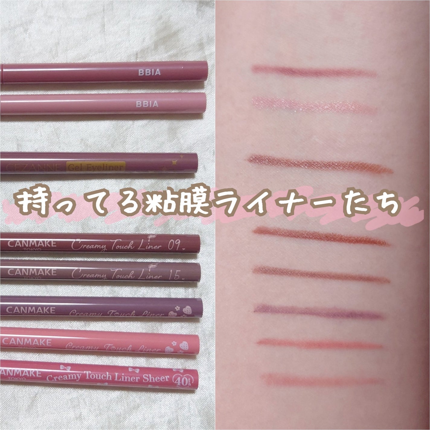 ジェルアイライナー/CEZANNE/ジェルアイライナーを使ったクチコミ(1枚目)