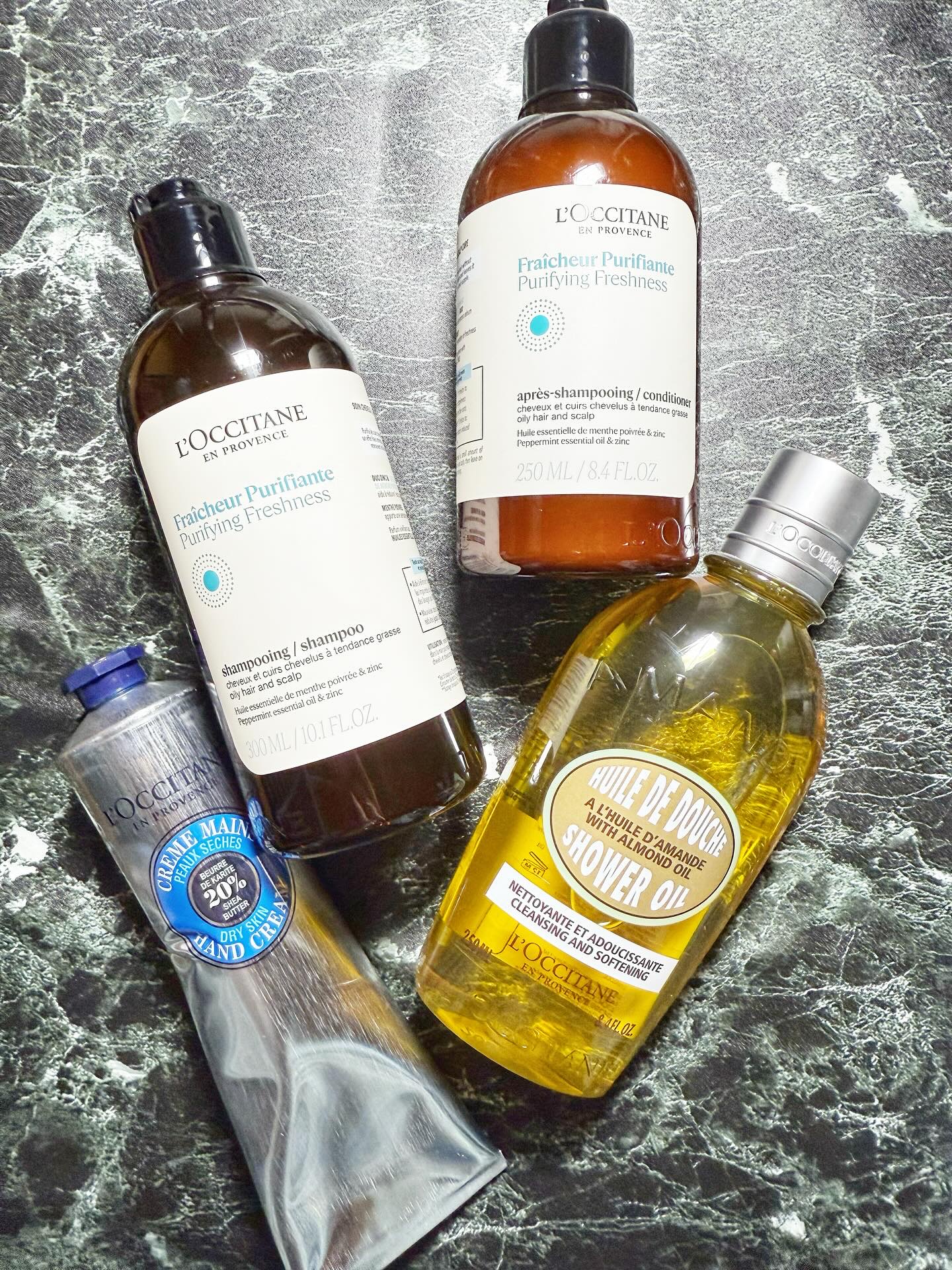 ピュアフレッシュ シャンプー/ コンディショナー コンディショナー本体（250mL）/L'OCCITANE/市販シャンプーを使ったクチコミ（1枚目）