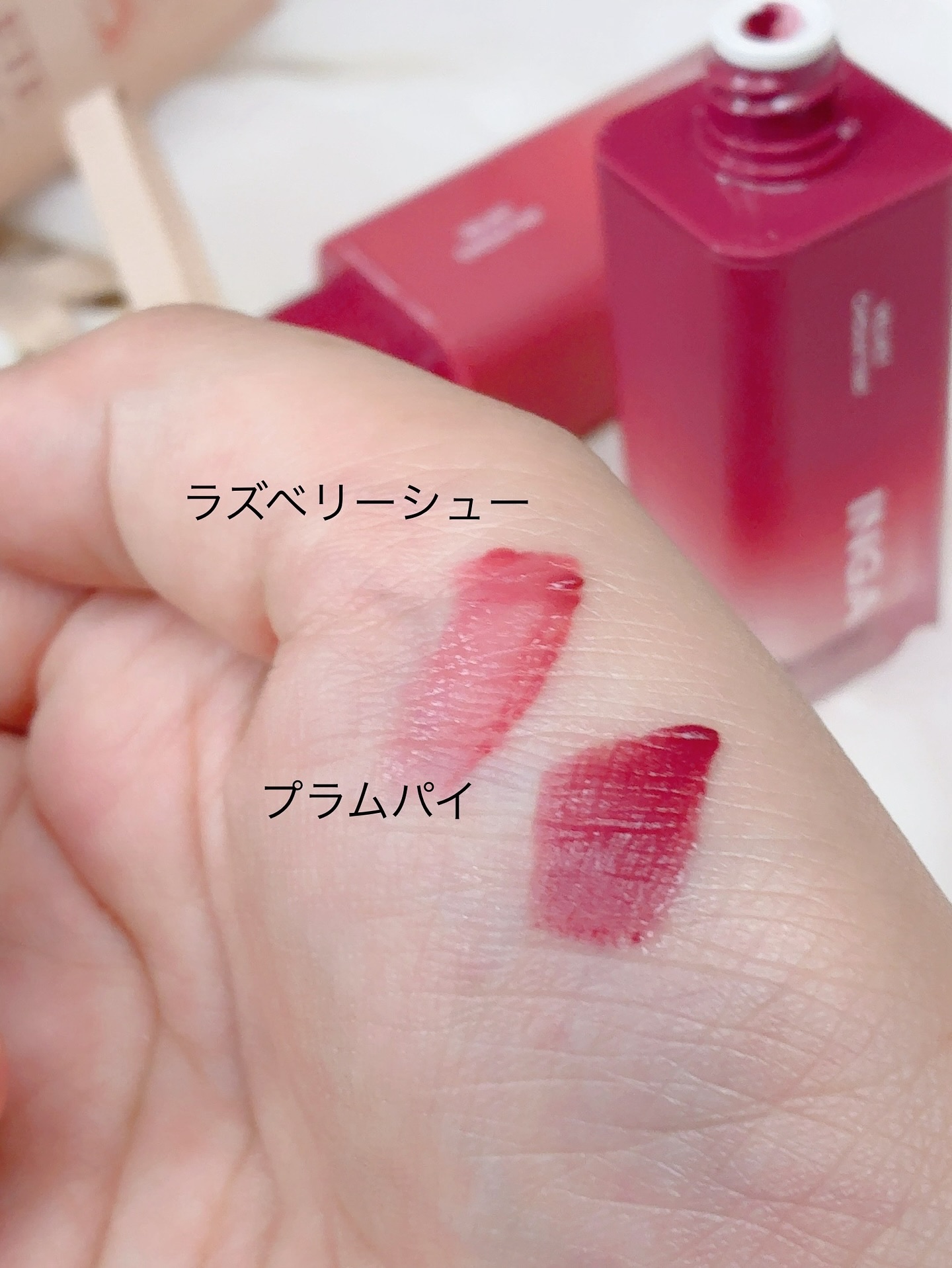 ベルベットシューティント/INGA/リップティントを使ったクチコミ（2枚目）