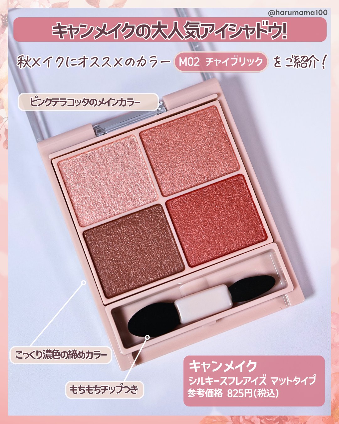 シルキースフレアイズ（マットタイプ）/キャンメイク/アイシャドウパレットを使ったクチコミ（2枚目）