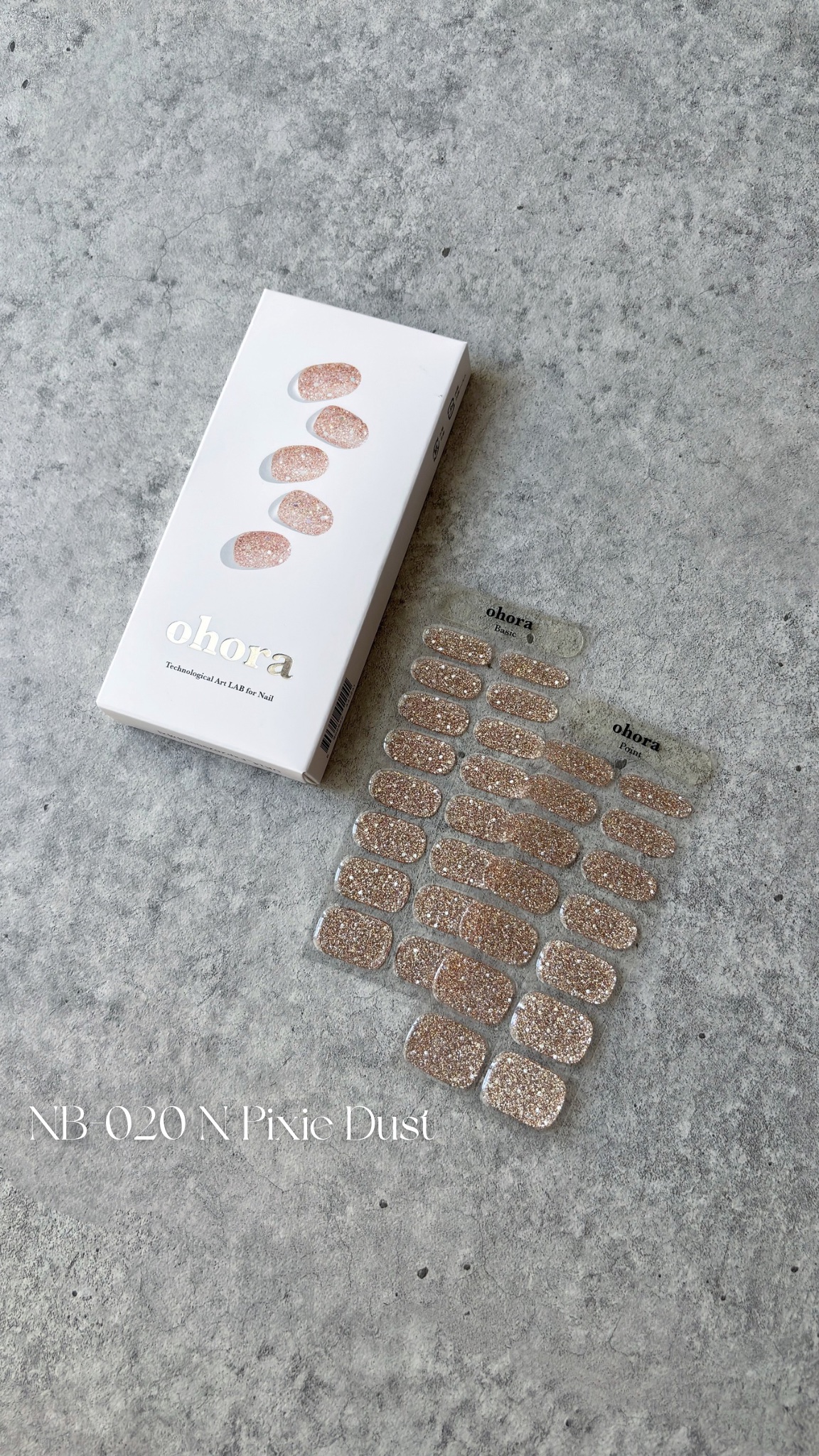 セミキュアジェルネイル（ハンド）/ohora/ネイルシールを使ったクチコミ（2枚目）