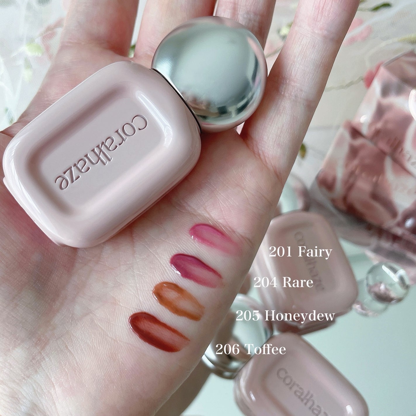 デュー ドロップ ティント/Coralhaze/リップティントを使ったクチコミ(5枚目)