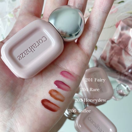 デュー ドロップ ティント/Coralhaze/リップティントを使ったクチコミ(5枚目)