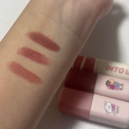 スーパーマットリップ&チークマッド/INTO U/口紅を使ったクチコミ(1枚目)