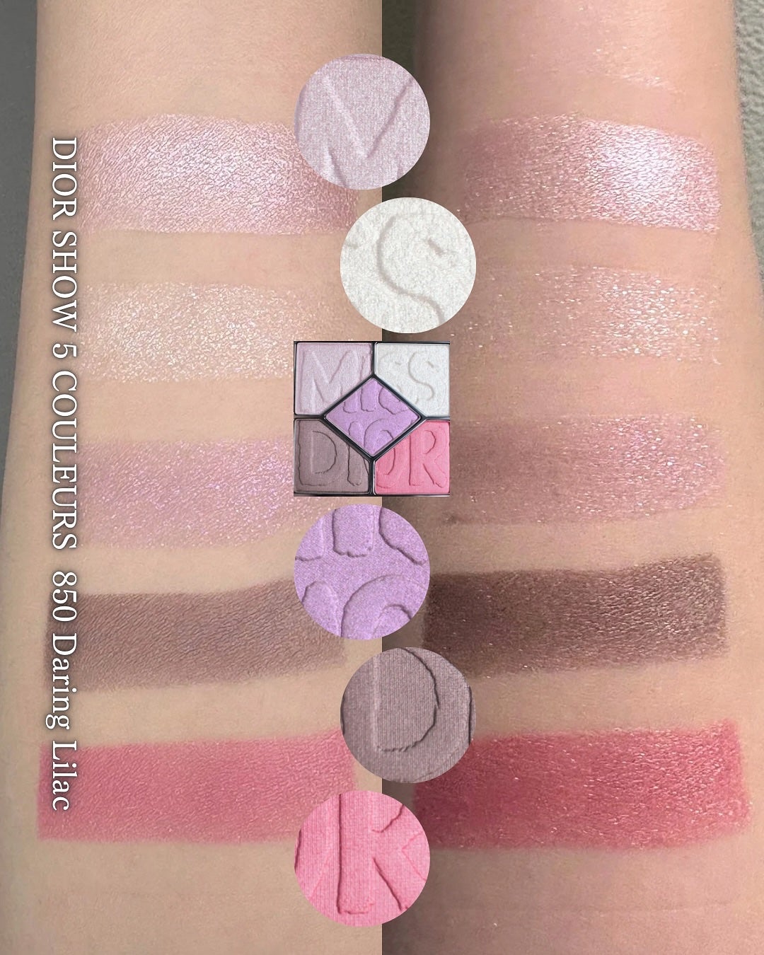 ディオールショウ サンク クルール(ミス ディオール コレクション 限定品)/Dior/アイシャドウを使ったクチコミ(5枚目)