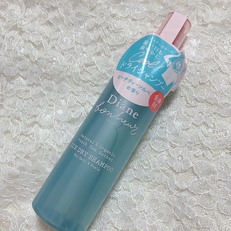 アイスドライシャンプー ピーチティーソルベの香り/ダイアン/ドライシャンプーを使ったクチコミ(1枚目)