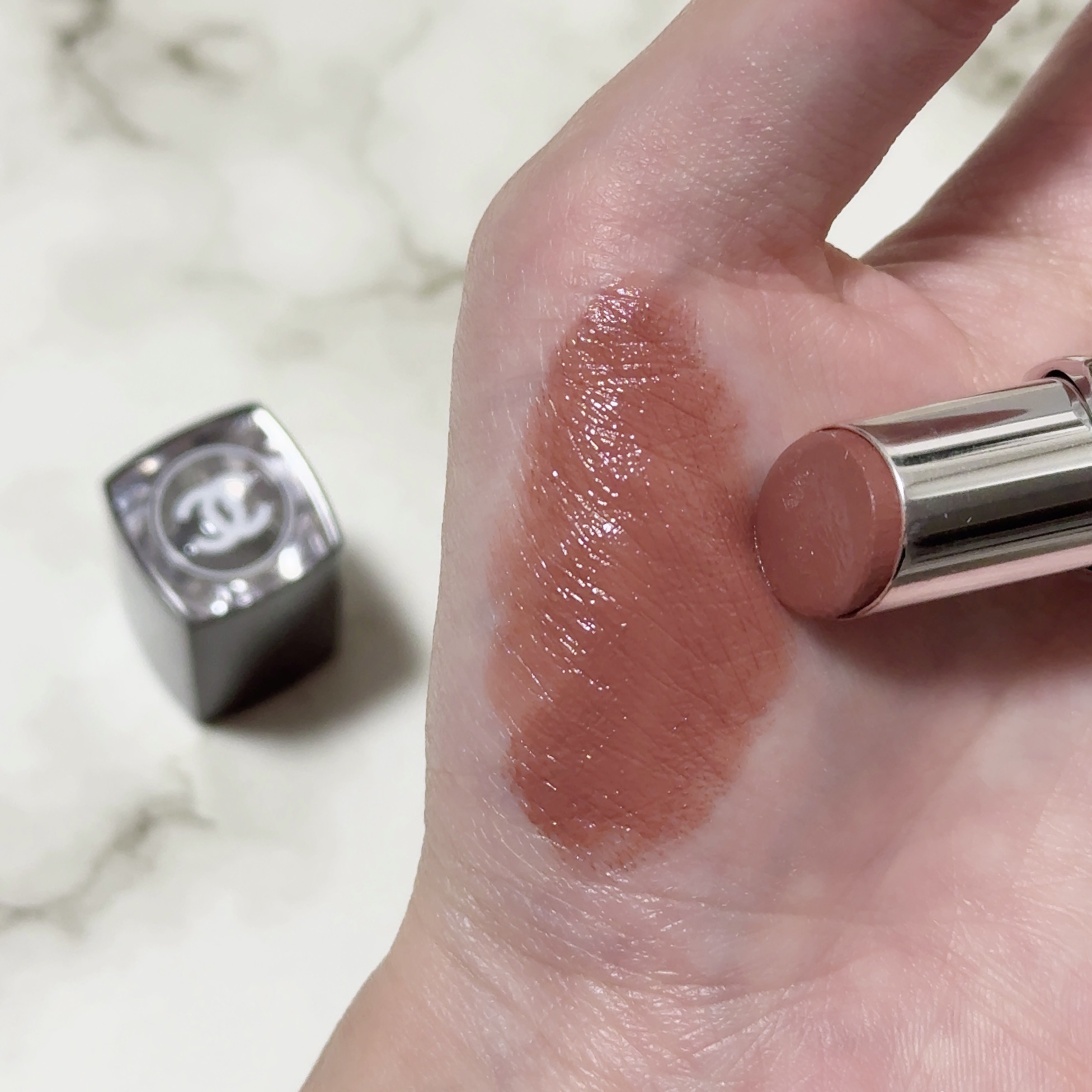 ルージュ ココ ブルーム  112 オポチュニティー/CHANEL/口紅を使ったクチコミ（2枚目）