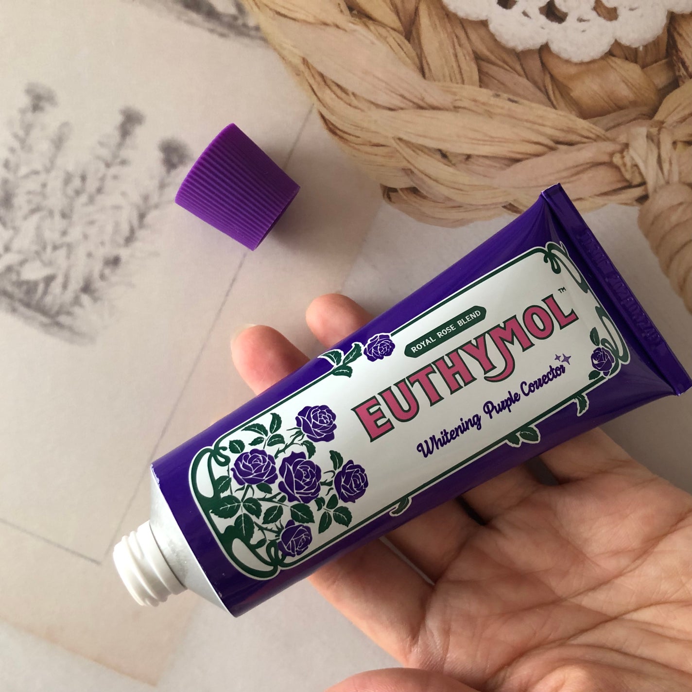 パープルコレクターロイヤルローズブレンド/EUTHYMOL/歯磨き粉を使ったクチコミ(2枚目)