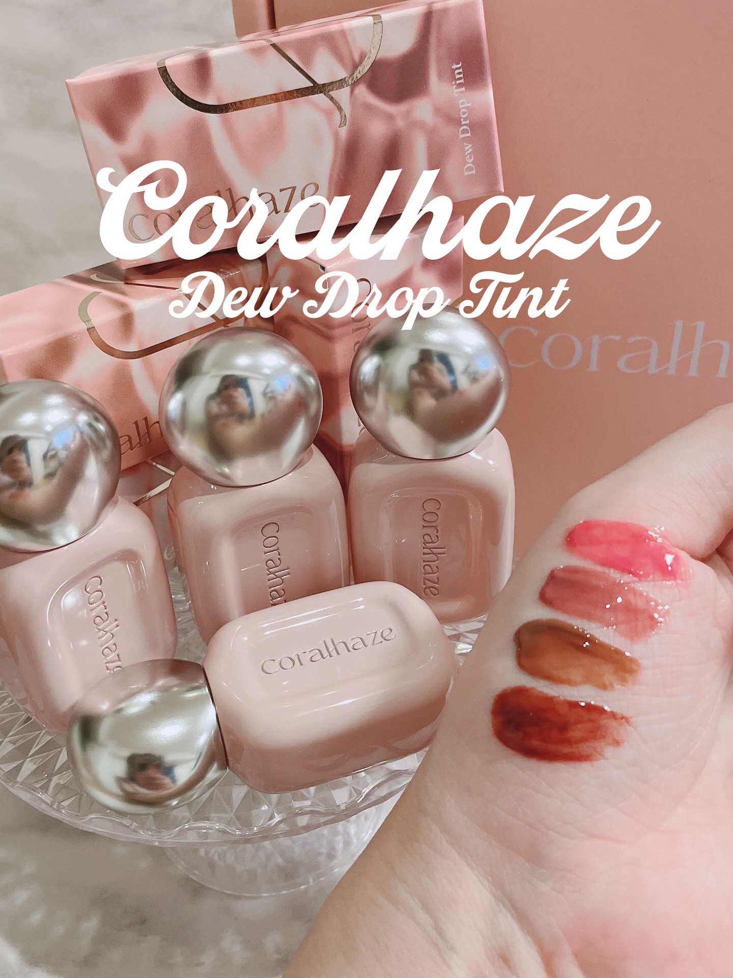 デュー ドロップ ティント/Coralhaze/リップティントを使ったクチコミ（1枚目）