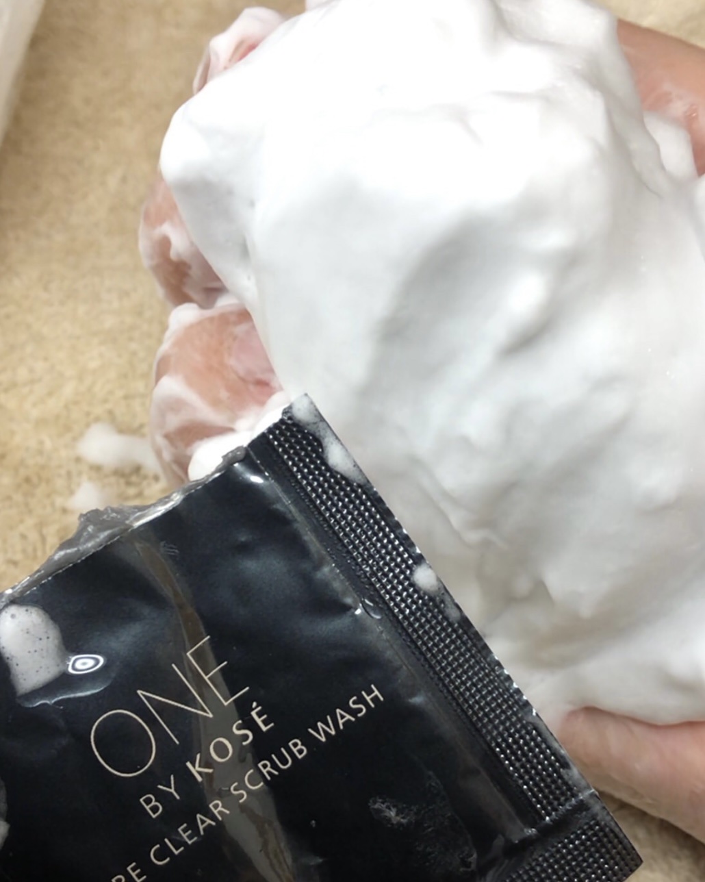 ポアクリア スクラブ ウォッシュ/ONE BY KOSE/洗顔フォームを使ったクチコミ（3枚目）