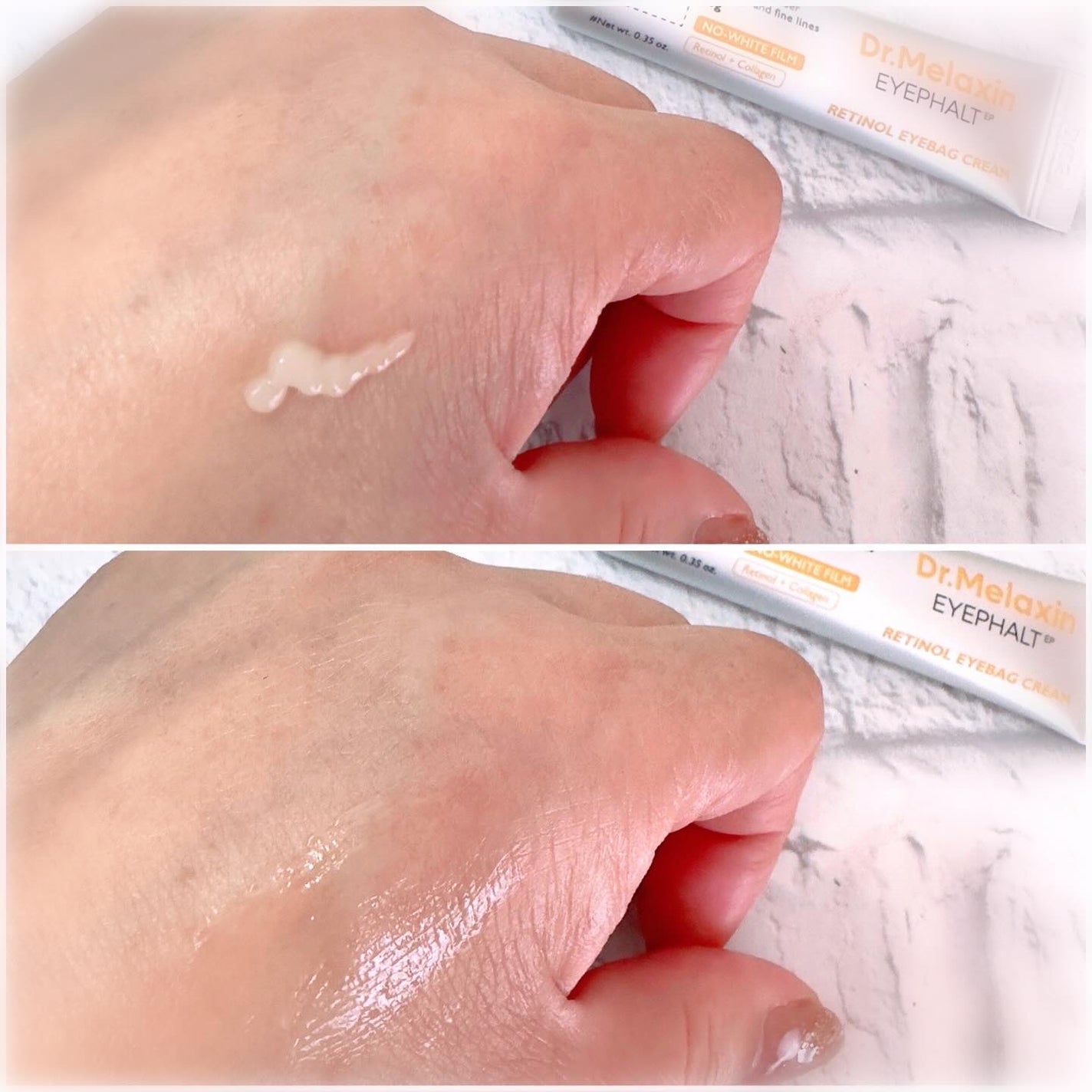 レチノールアイファルトアイバッククリーム/Dr.Melaxin/アイケア・アイクリームを使ったクチコミ(3枚目)