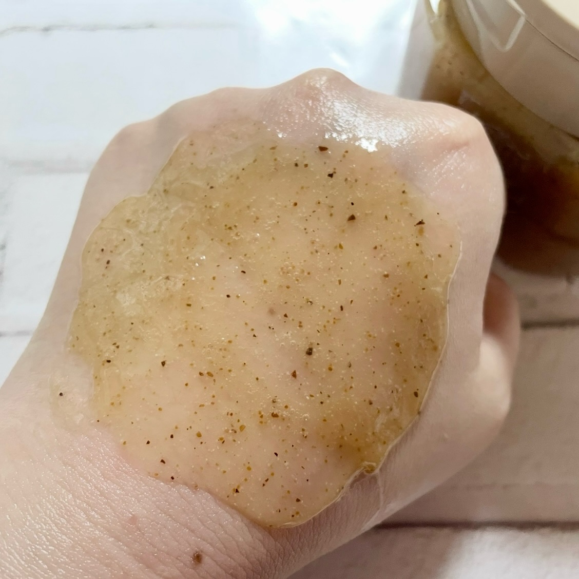 アールグレイティージャム ボディスクラブ/TEABLESS/ボディスクラブを使ったクチコミ（3枚目）