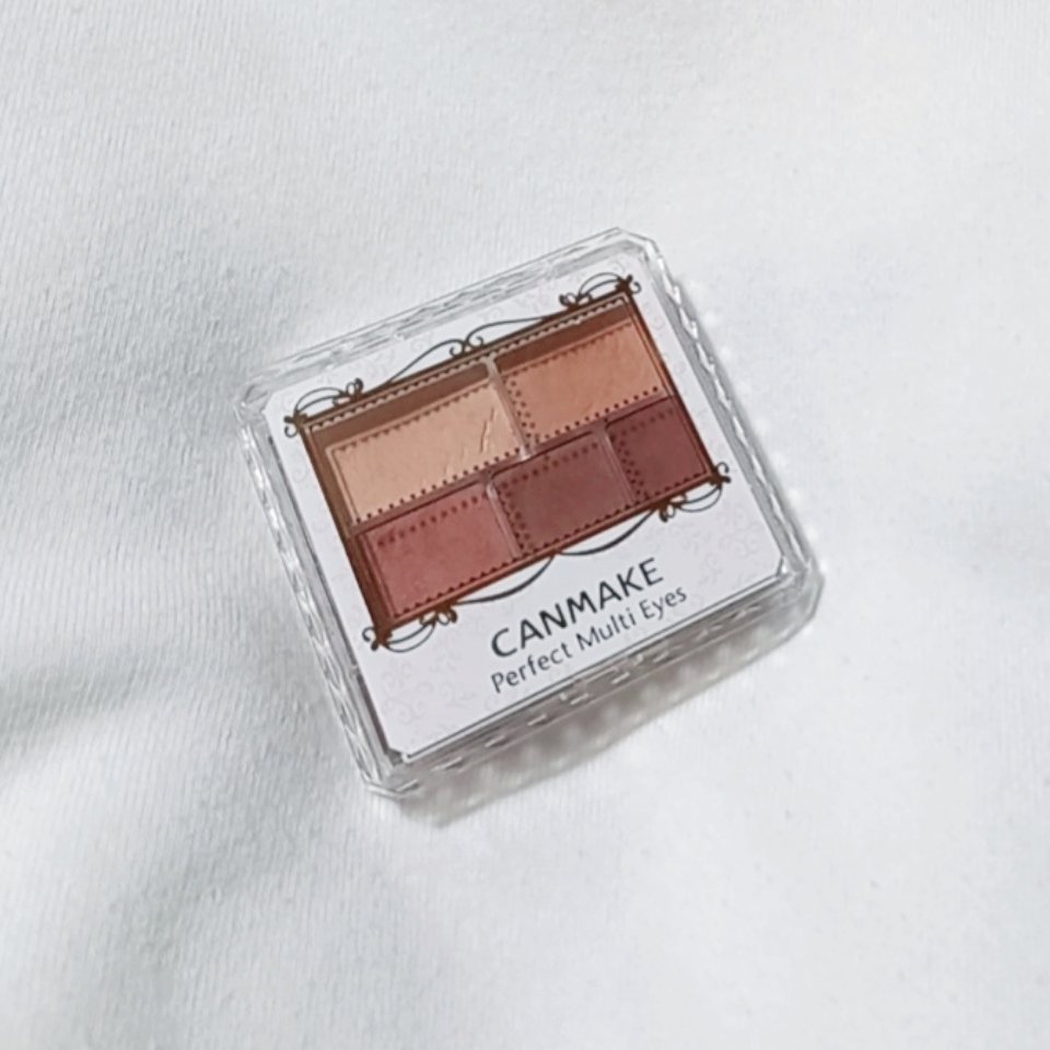 パーフェクトマルチアイズ 05 アーモンドモカ/キャンメイク/アイシャドウパレットを使ったクチコミ（1枚目）