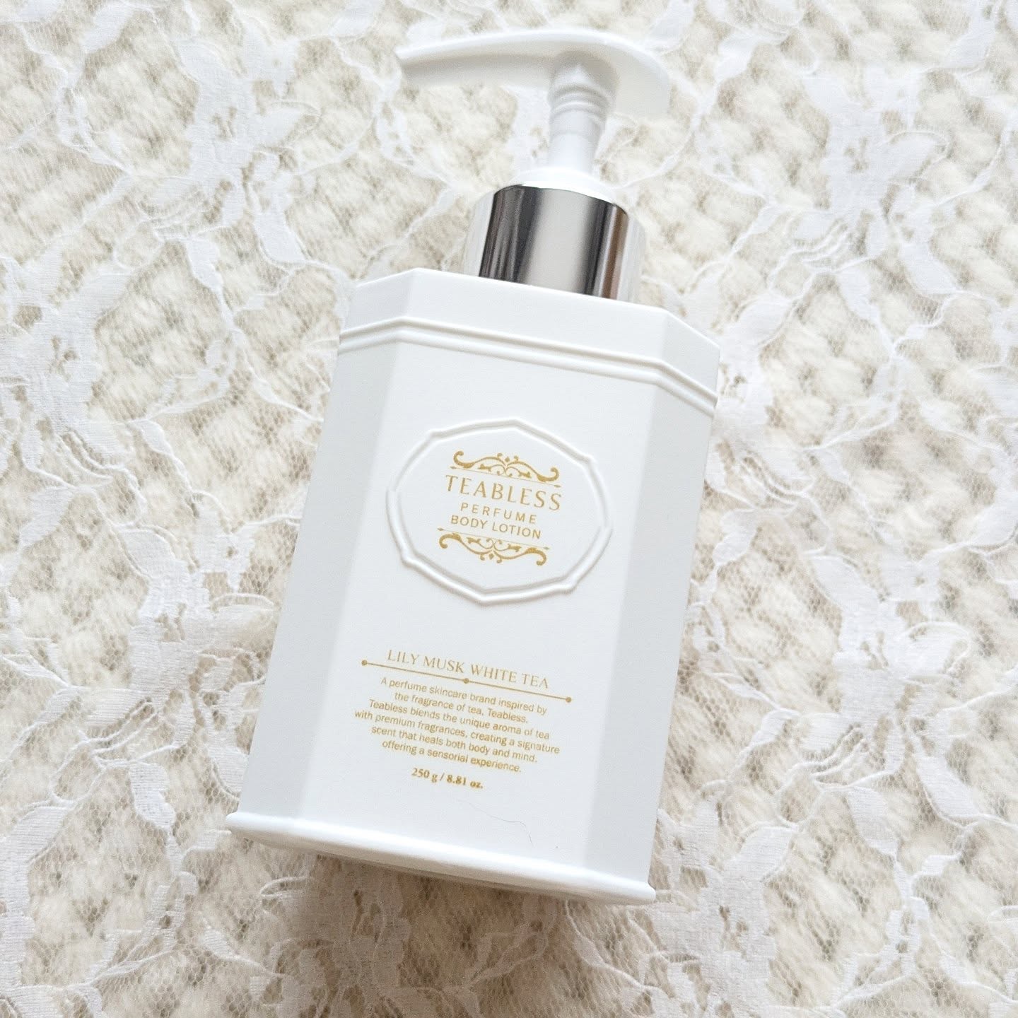 パフュームボディローション リリィムスクホワイトティー/TEABLESS/ボディローションを使ったクチコミ（2枚目）
