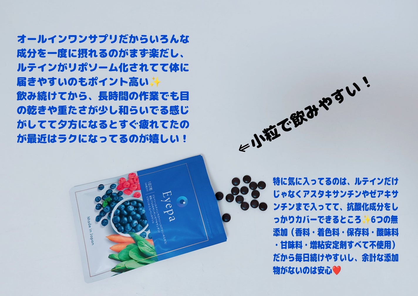 ゆきな on LIPS 「#PR最近スマホやPCで目を酷使する時間が増えてて、ぼやけ・か..」(2枚目)