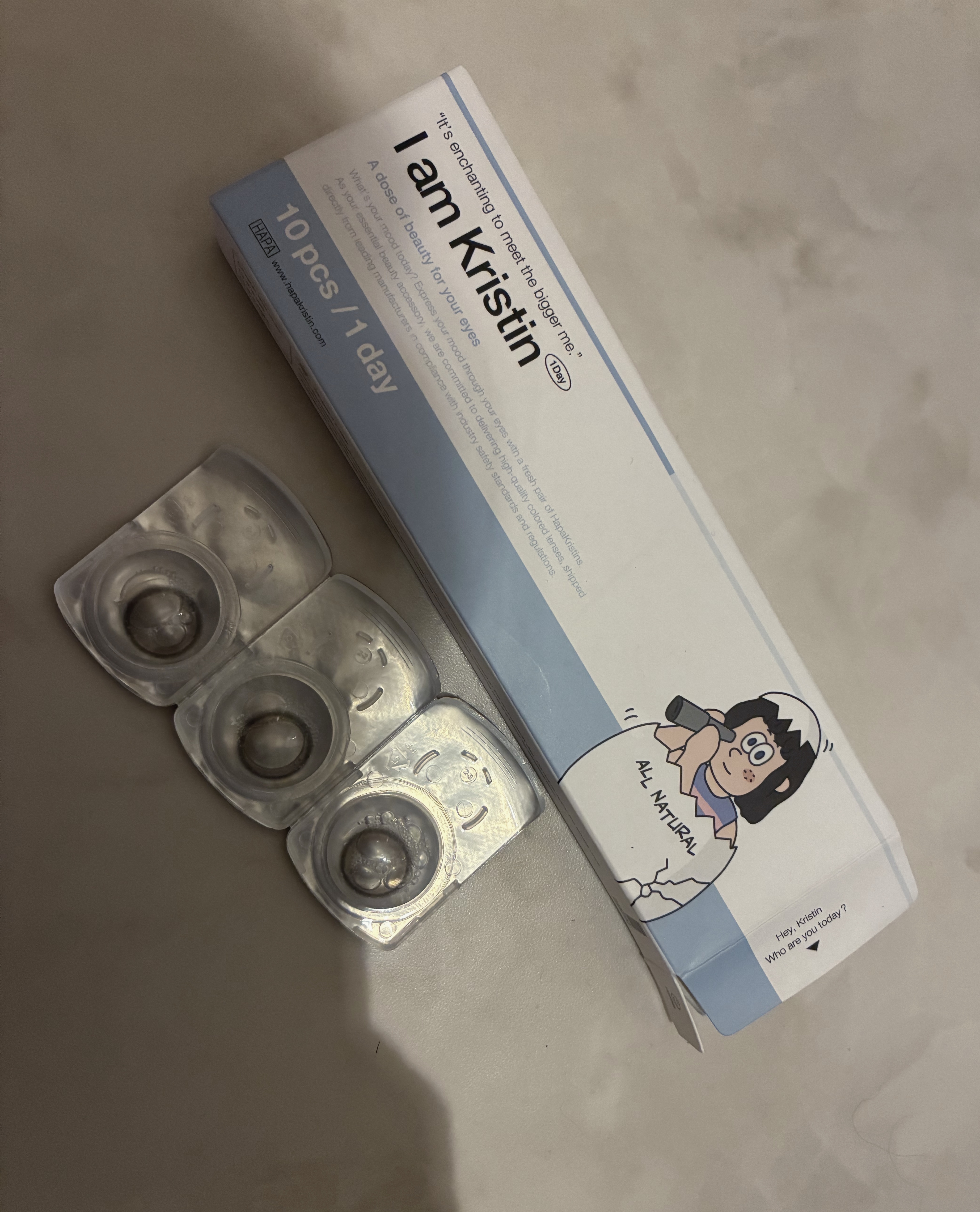 アイアムクリスティン/Hapa kristin/１ヶ月（１MONTH）カラコンを使ったクチコミ（2枚目）