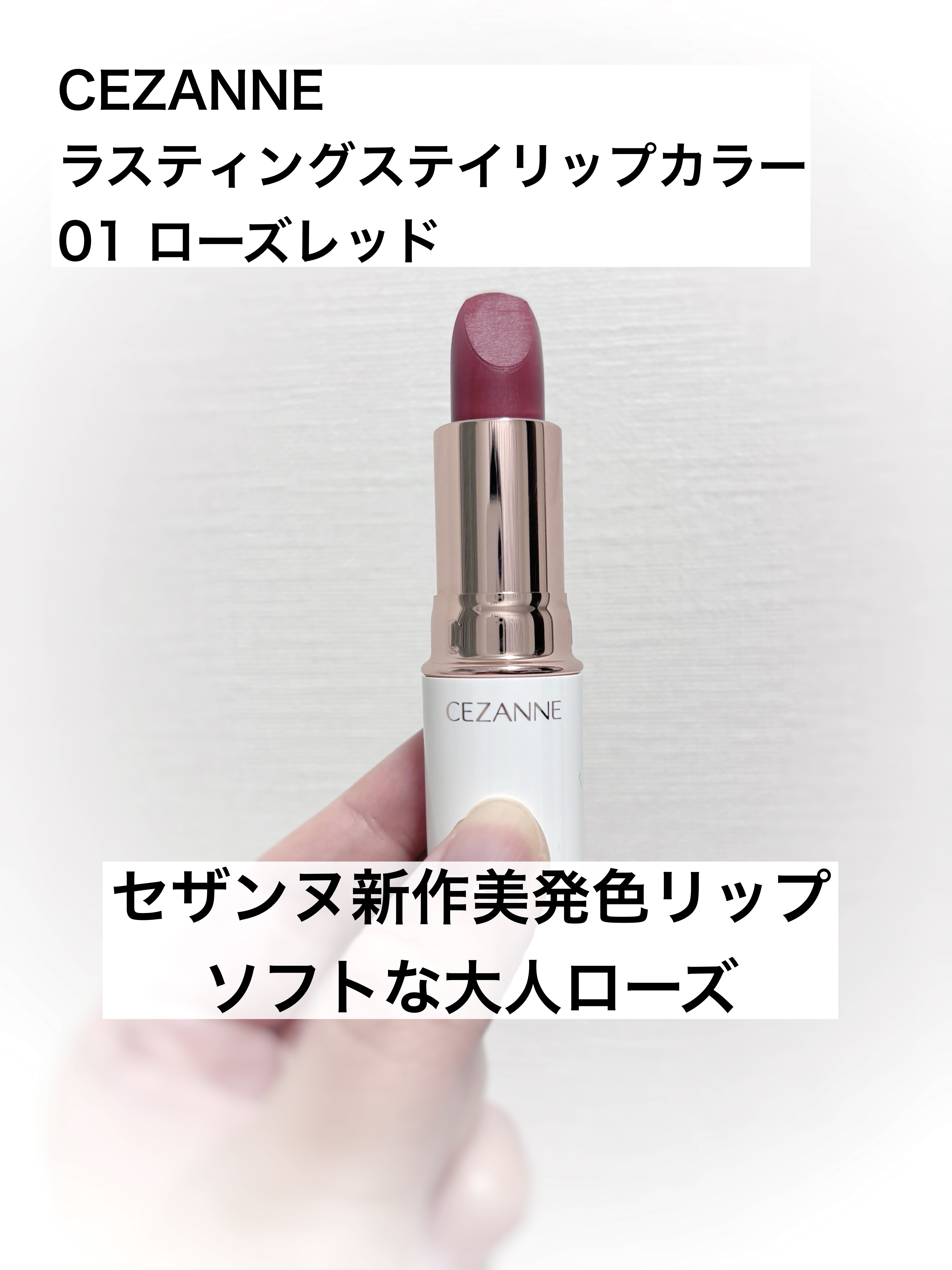 ラスティングステイリップカラー/CEZANNE/口紅・グロス・リップライナー・リップケアを使ったクチコミ（1枚目）