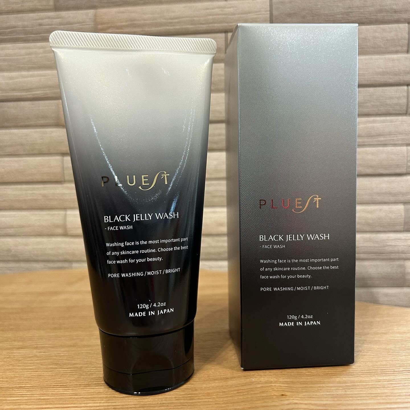 BLACK JELLY WASH（ブラックジェリーウォッシュ）/PLUEST/その他洗顔料を使ったクチコミ（1枚目）