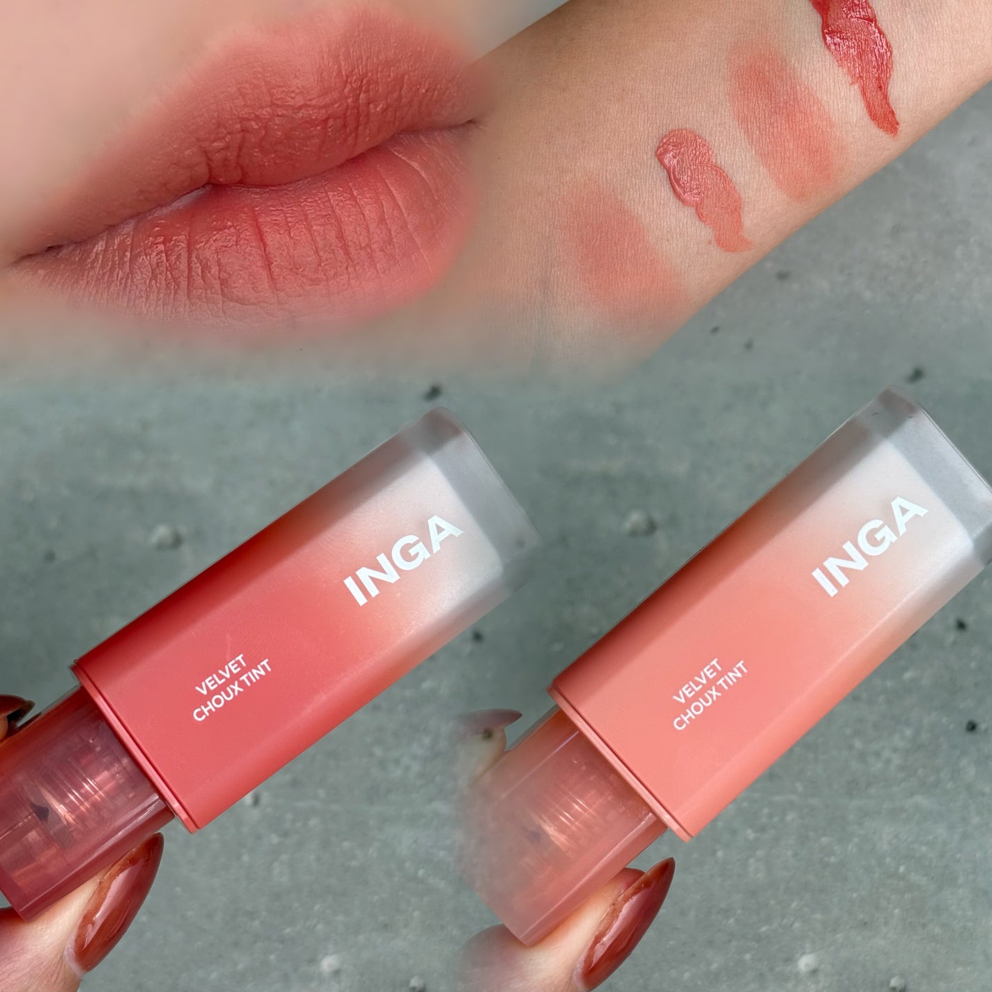 ベルベットシューティント/INGA/リップティントを使ったクチコミ(3枚目)