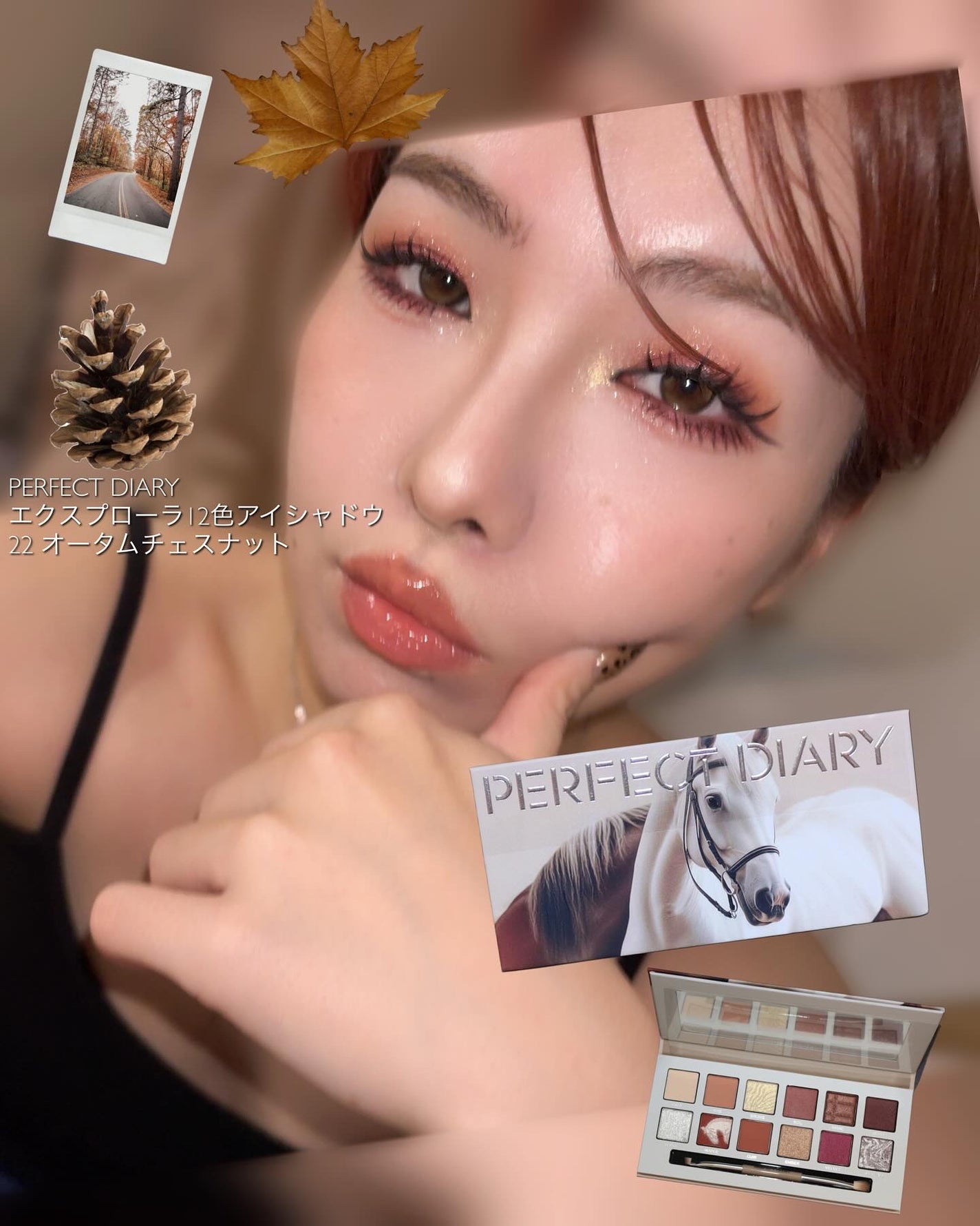 ãšã¯ã¹ãããŒã©12è² åç©ã¢ã€ã·ã£ããŠãã¬ãã/PERFECT DIARY/ã¢ã€ã·ã£ããŠãã¬ããã䜿ã£ãã¯ãã³ãïŒ6æç®ïŒ