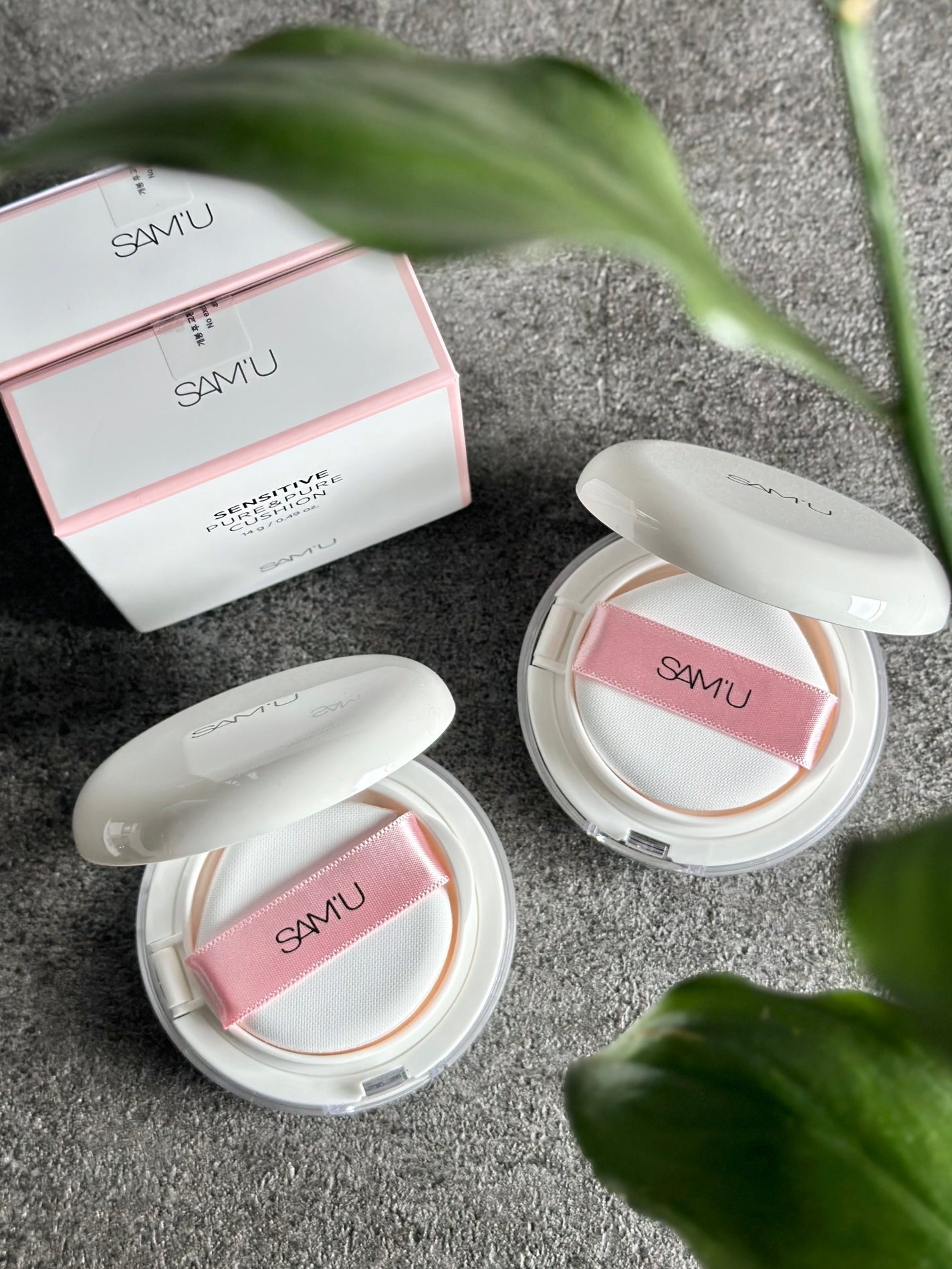 センシティブピュア&ピュアクッション/SAM'U/クッションファンデーションを使ったクチコミ(2枚目)