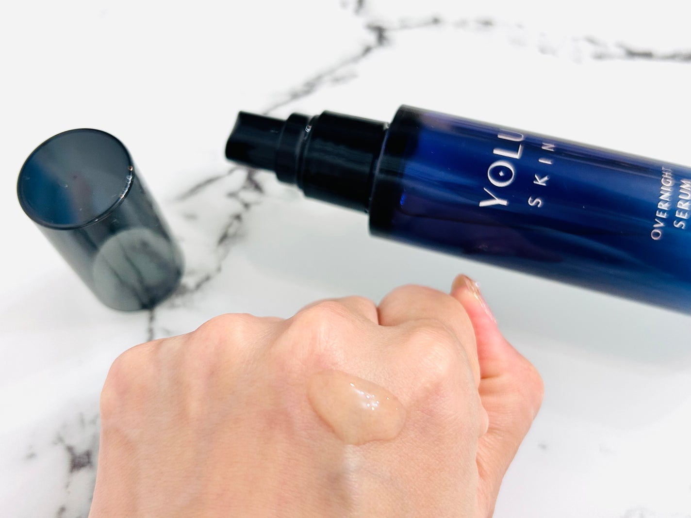 ヨル スキン オーバーナイトセラム クリア/YOLU/美容液を使ったクチコミ(2枚目)