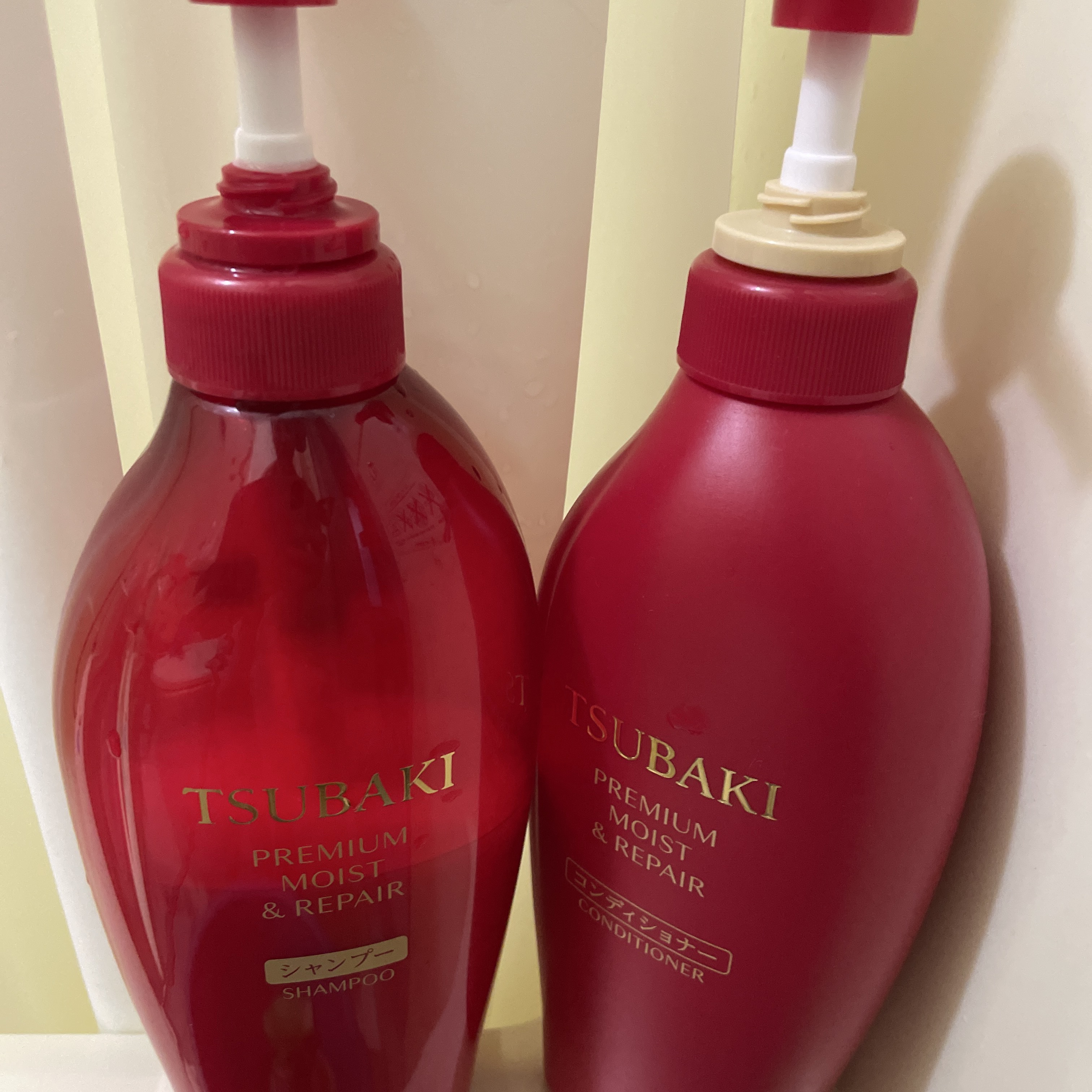 TSUBAKI プレミアム モイスト＆リペア シャンプー/コンディショナー/TSUBAKI/市販シャンプーを使ったクチコミ（1枚目）