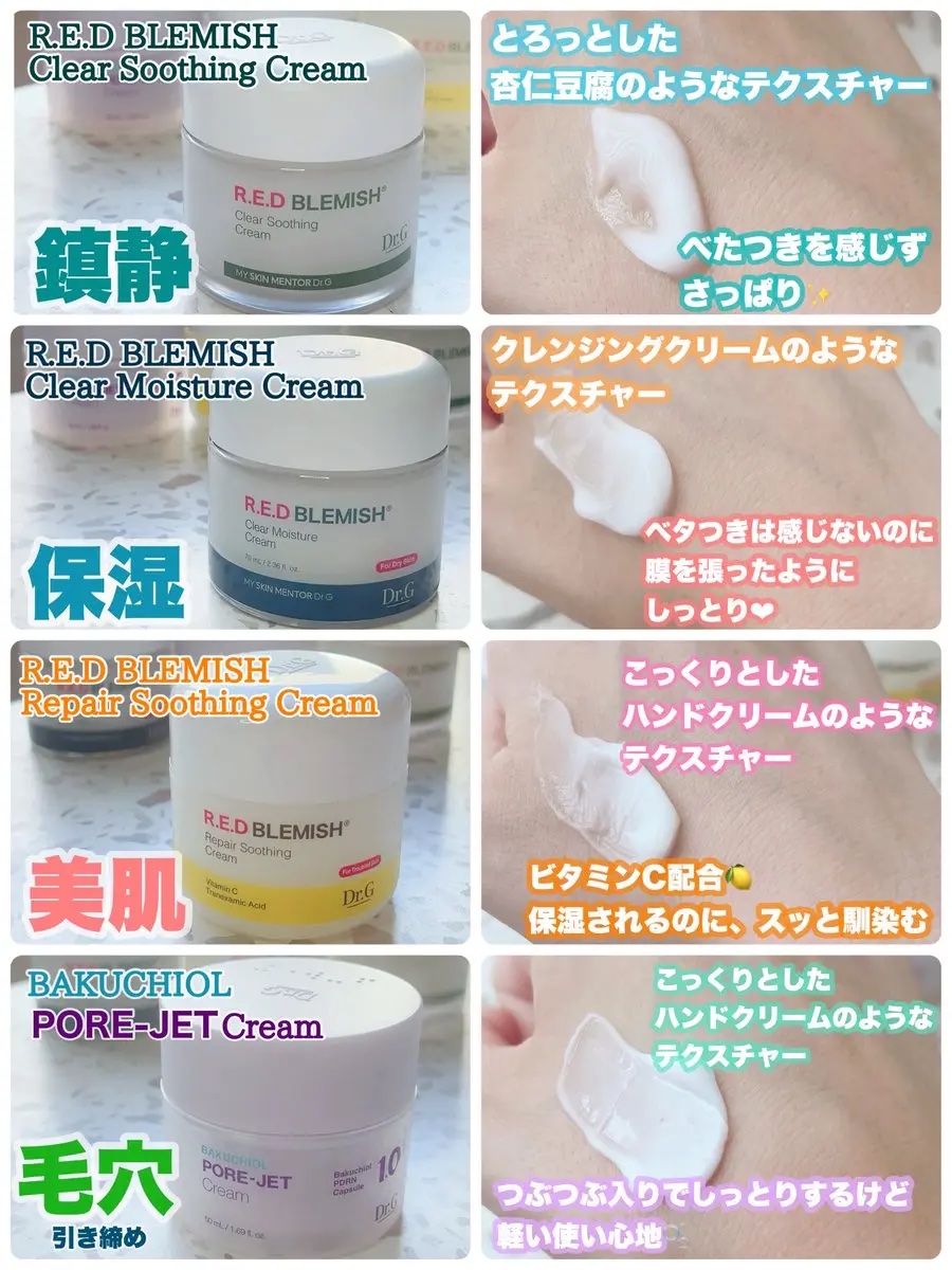 レッドブレミッシュ クリアスージングクリーム/Dr.G/フェイスクリームを使ったクチコミ（2枚目）