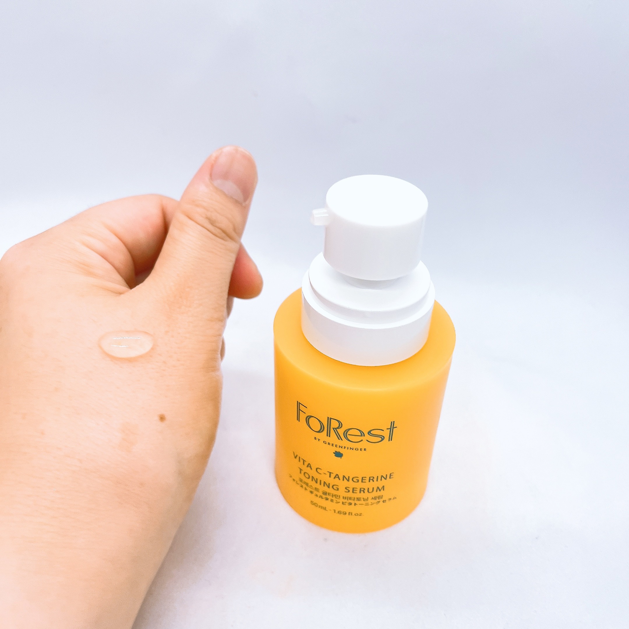 FoRest by Greenfinger フォレストギュルタミンビタトーニングセラムのクチコミ「FoRest by Greenfingerのフォレストギュルタミンビタトーニングセラムを使用し.....」（2枚目）