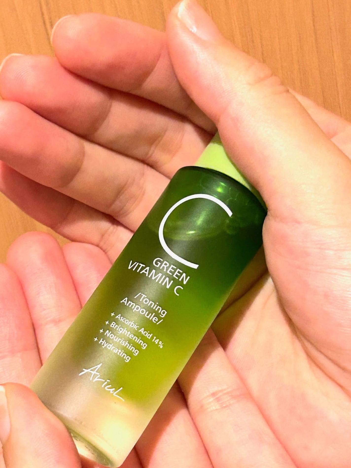 のぶあゆ on LIPS 「.🍋✨AriulグリーンビタミンCトーニングアンプル✨🍋純粋..」(3枚目)