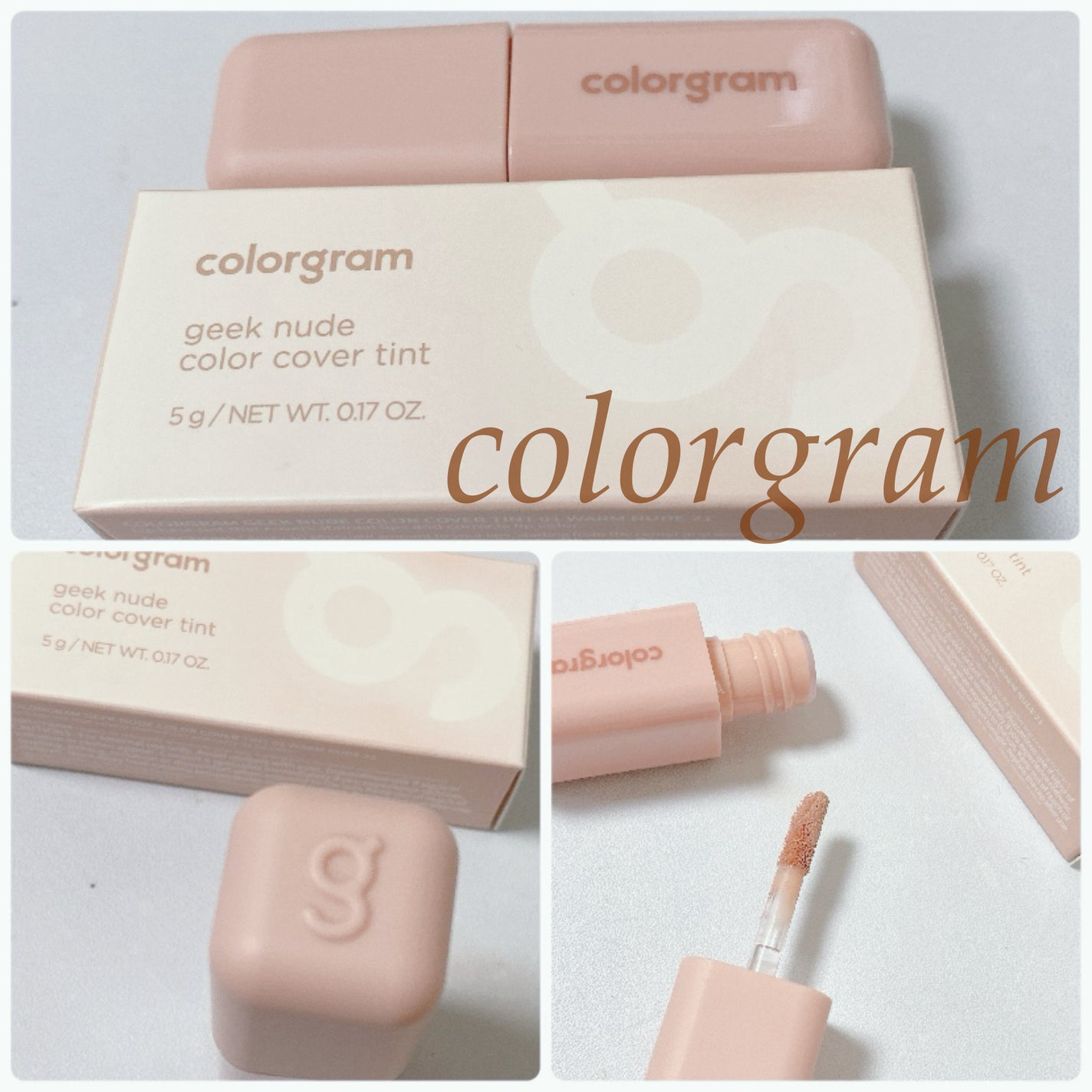 ギークヌードカラーカバーティント/Colorgram/リップティントを使ったクチコミ(1枚目)