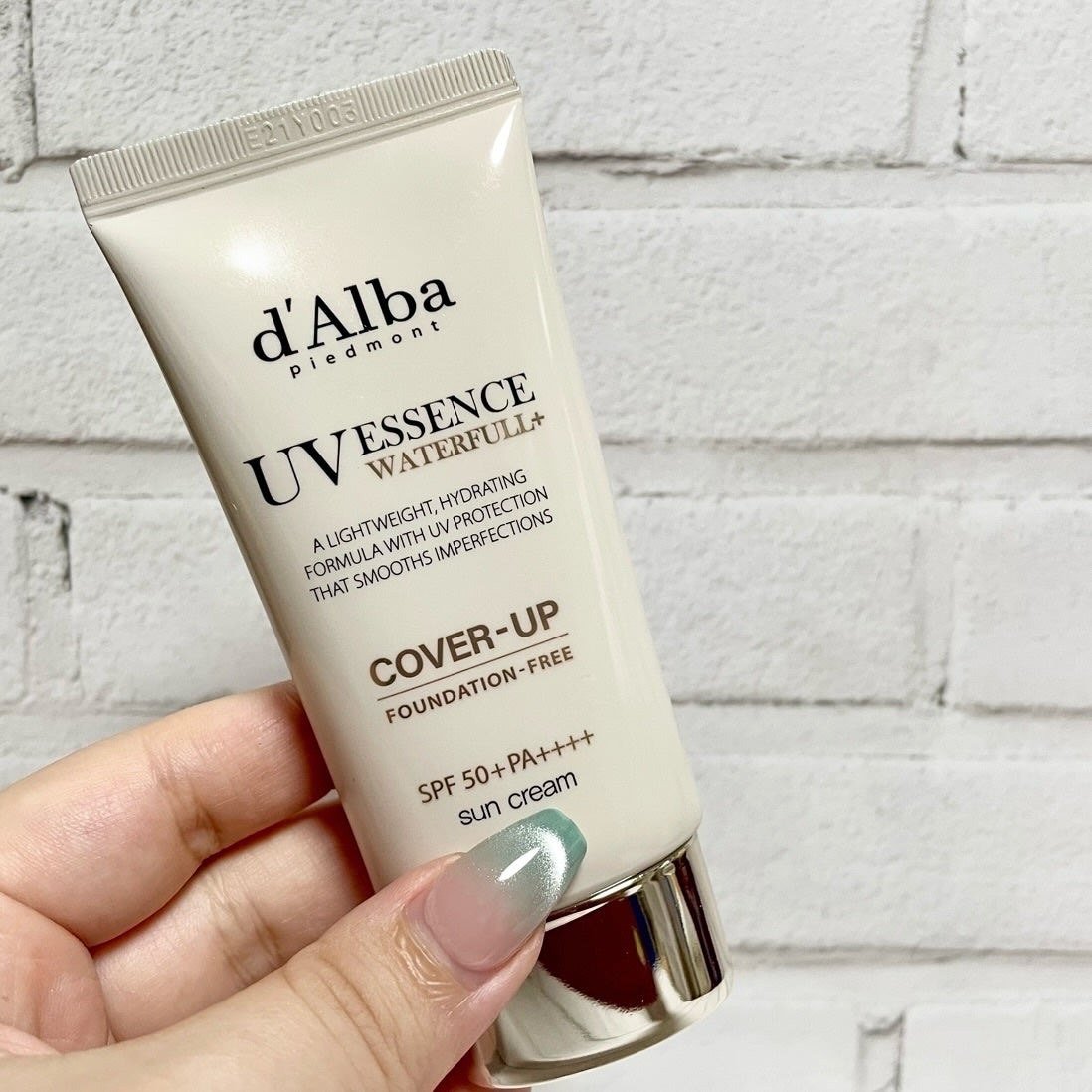 ウォータフルトーンアップサンクリーム(カバーベージュ)/ダルバ/日焼け止め・UVケアを使ったクチコミ(5枚目)