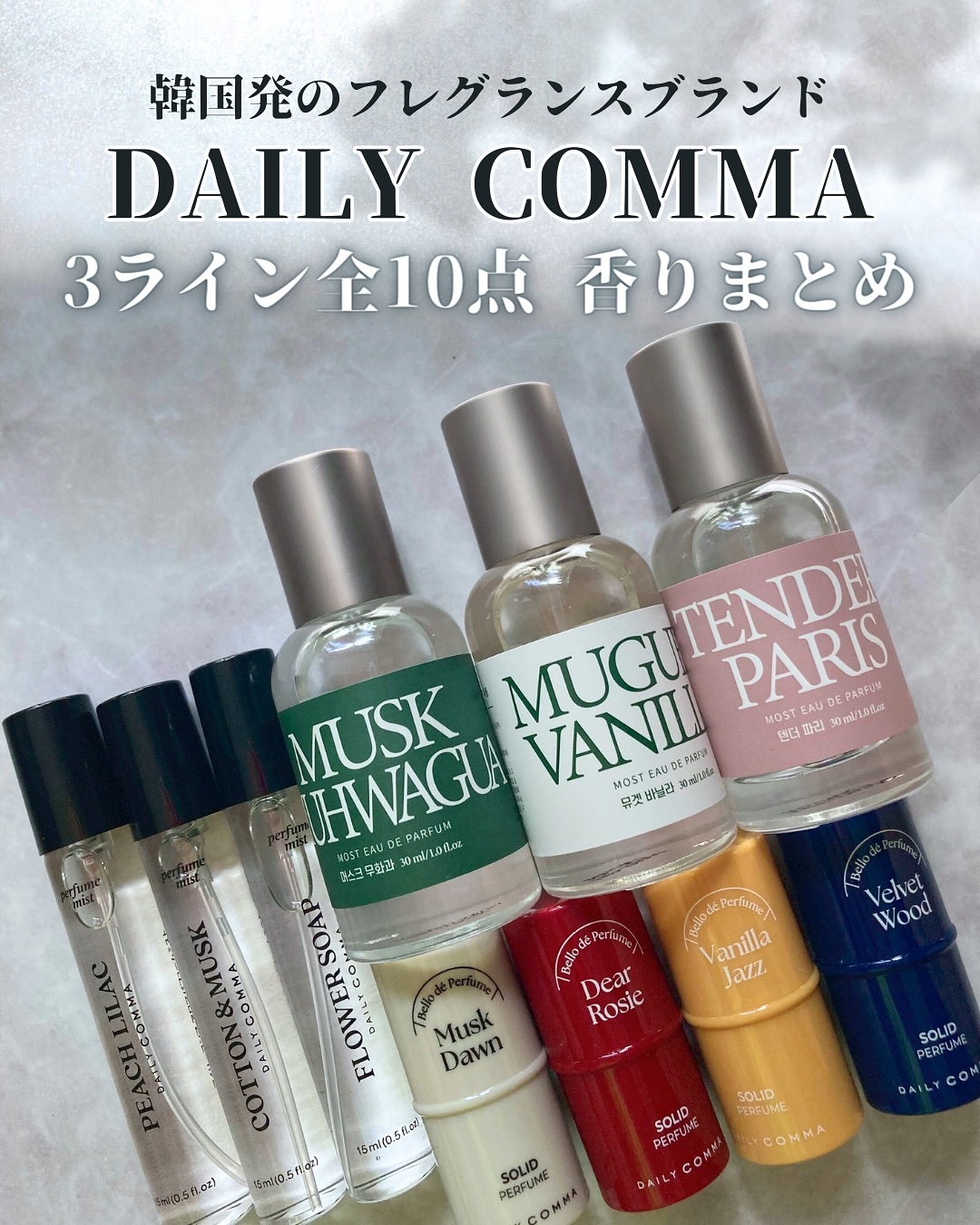 デイリーコンマ　アロマパフュームミスト #03 PEACH LILAC/DAILY COMMA/香水(その他)を使ったクチコミ（1枚目）