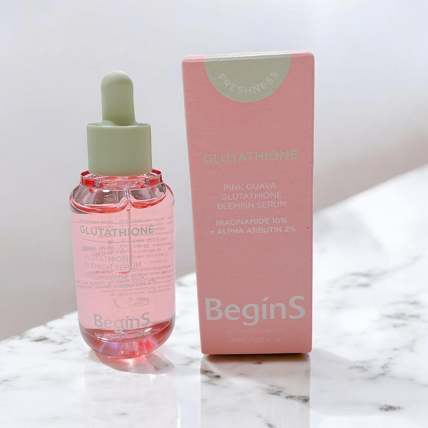 ビギンスバイジョンセンムルピンクGBセラム/BeginS by JUNGSAEMMOOL/美容液を使ったクチコミ（2枚目）