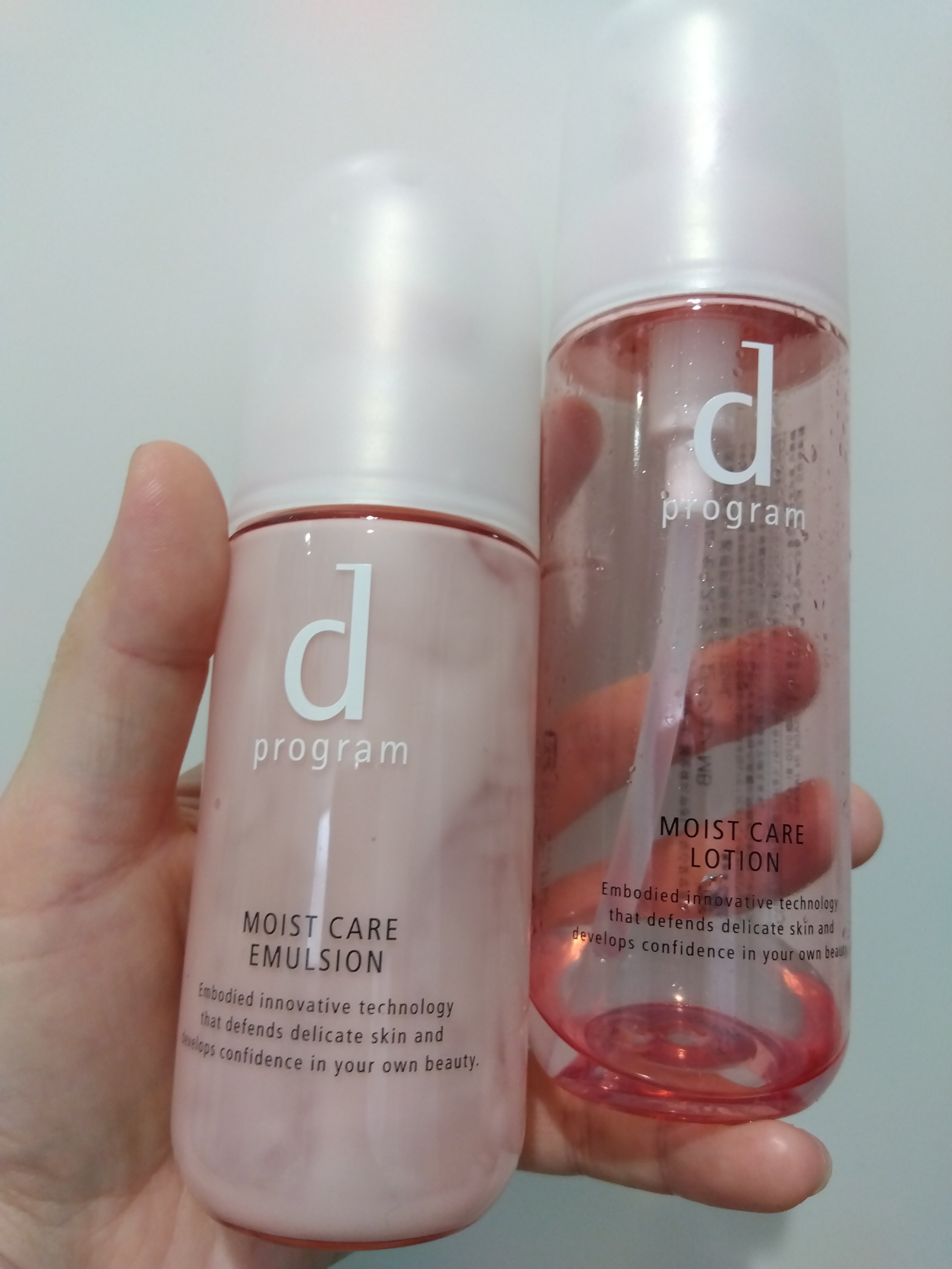 d プログラムモイストケア ローション MB本体120mLレフィル
モイストケア エマルジョン MB88mL
 #UVダメージメンテ術 

使い切り❶

d プログラムモイストケア ローション MBモイストケア エマルジョン MBは通年愛用