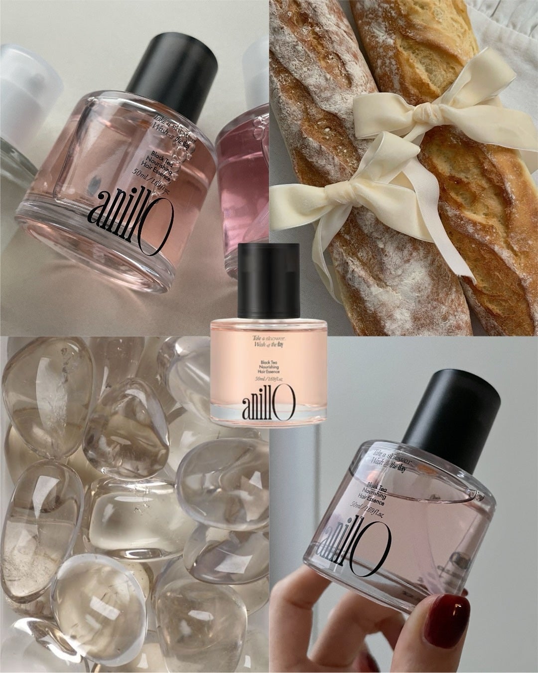 ロージーナイトヘアエッセンス/ANILLO/ヘアオイルを使ったクチコミ(4枚目)