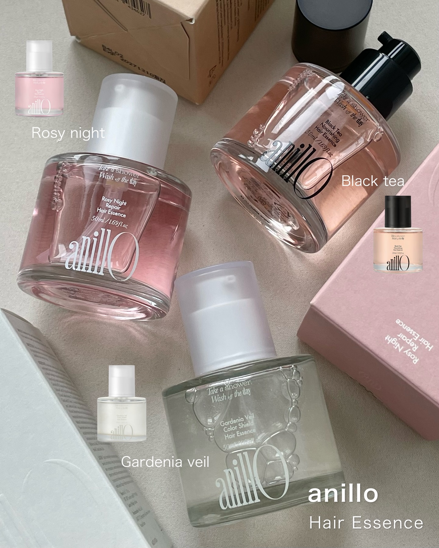 ガーデニアベールカラーヘアエッセンス/ANILLO/ヘアオイルを使ったクチコミ（1枚目）