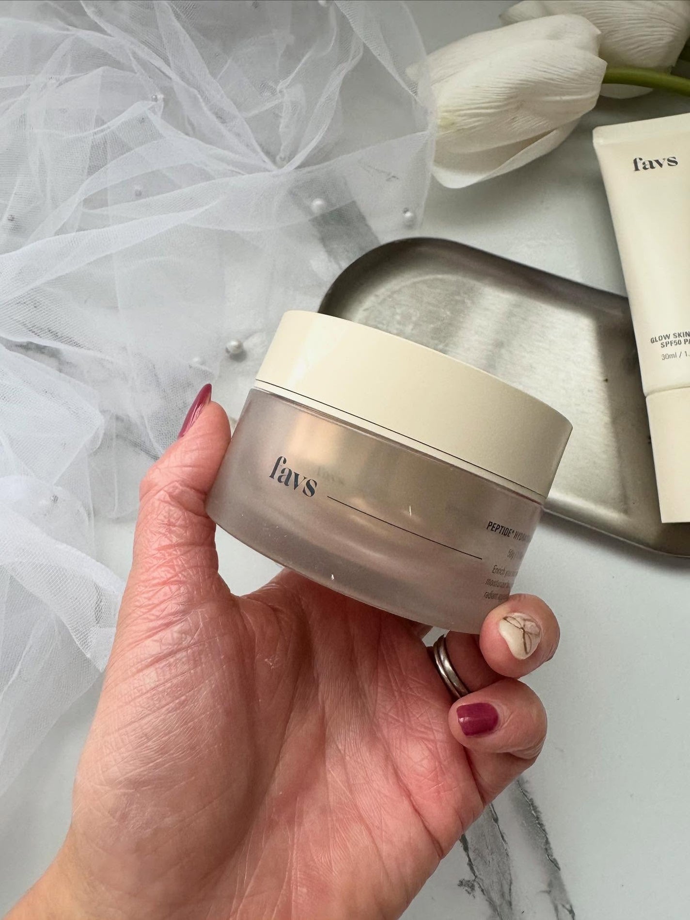 ペプチドハイドレーティングクリーム/favs/フェイスクリームを使ったクチコミ(5枚目)