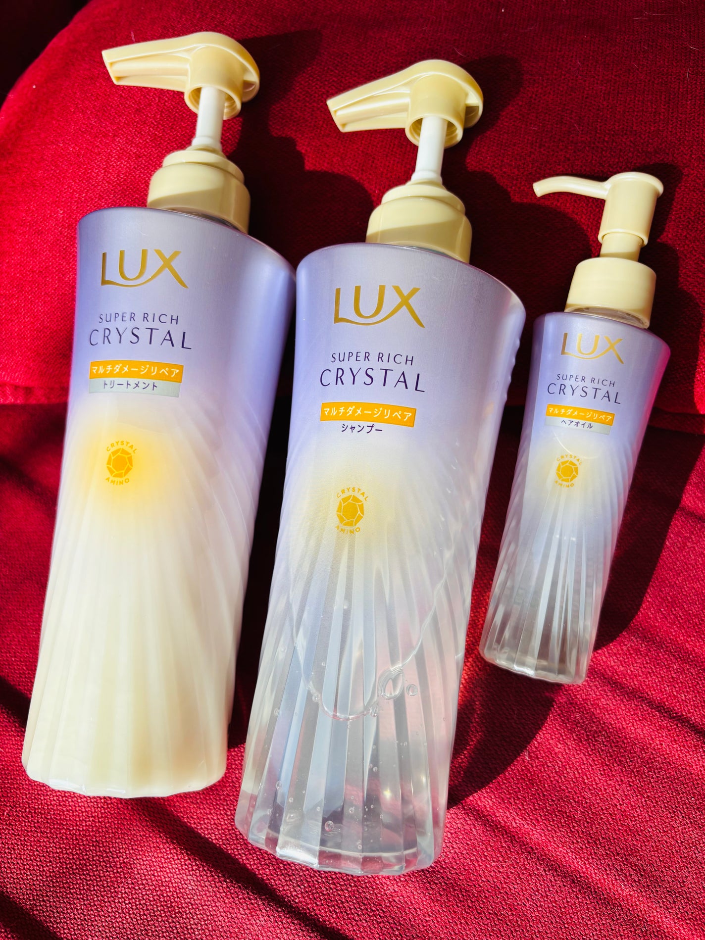 スーパーリッチクリスタル マルチダメージリペア シャンプー/トリートメント/LUX/市販シャンプーを使ったクチコミ(1枚目)